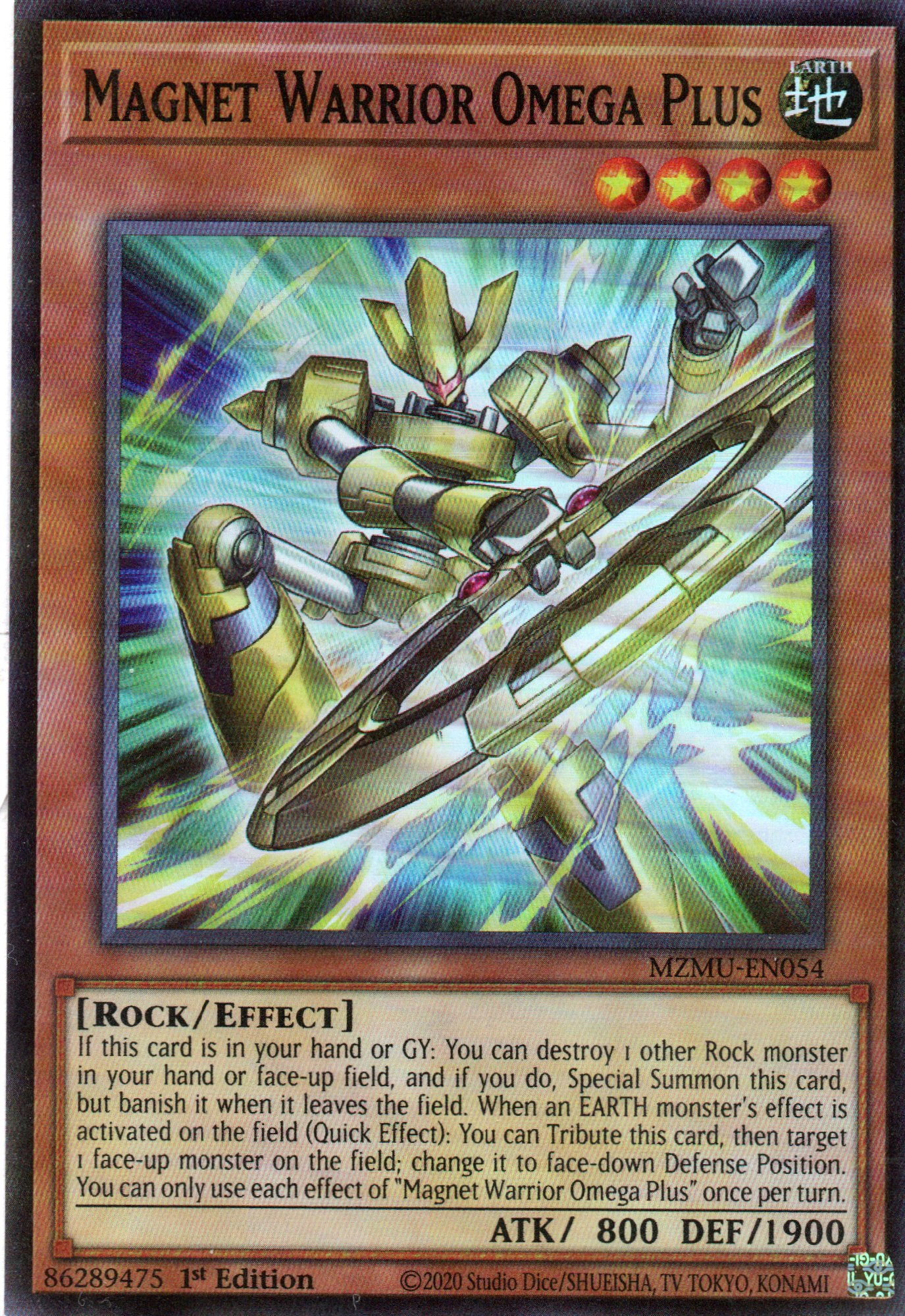 Magnet Warrior Omega Plus MZMU-EN054 Super Rare