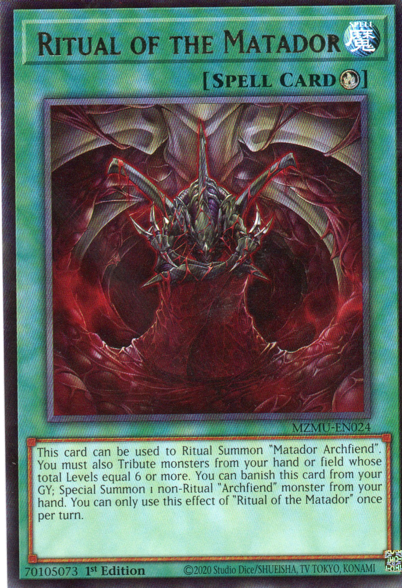 Ritual of the Matador MZMU-EN024 Rare