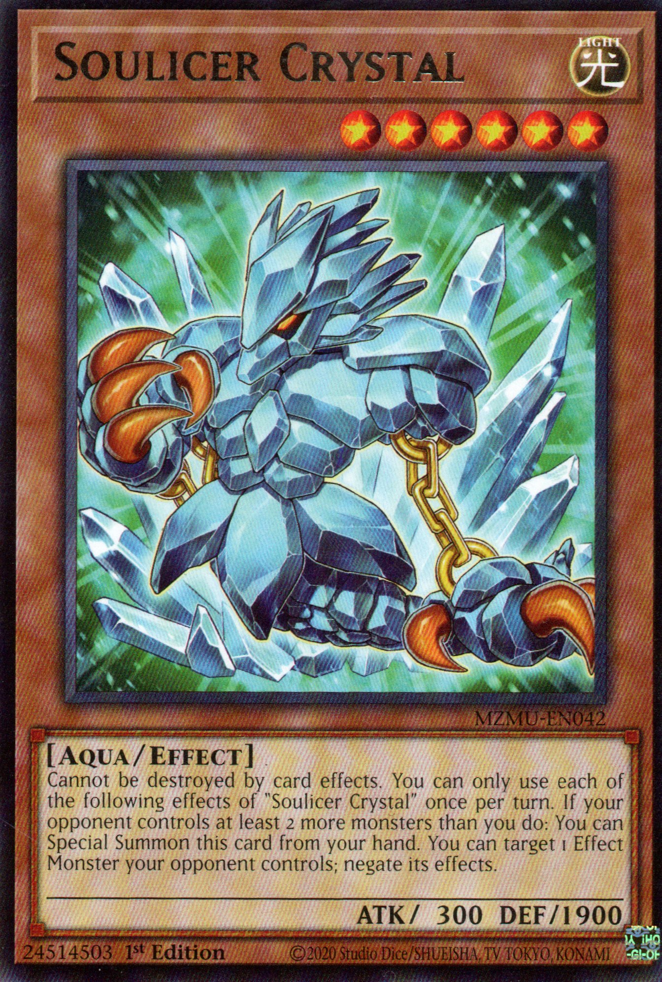 Soulicer Crystal MZMU-EN042 Rare