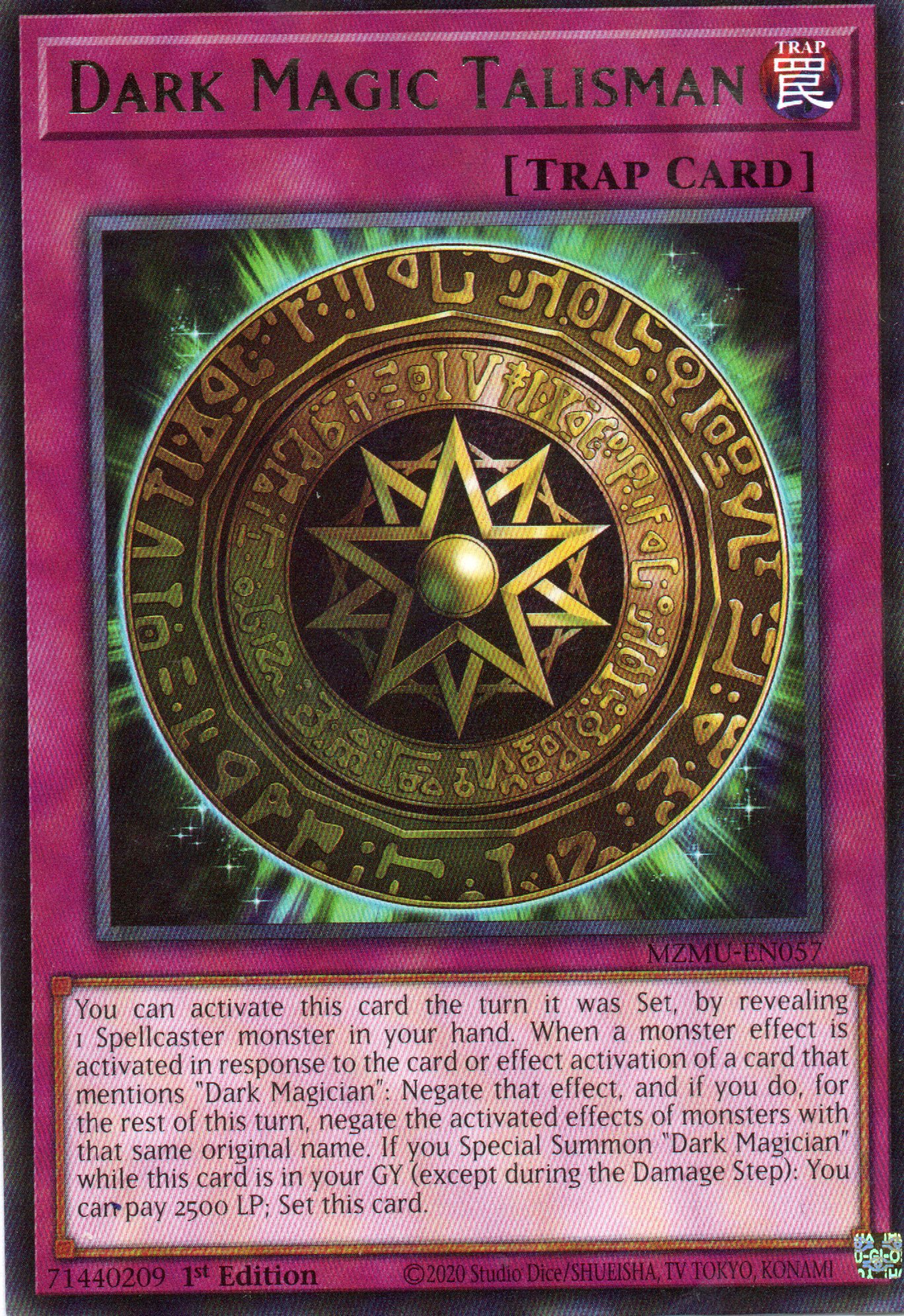 Dark Magic Talisman MZMU-EN057 Rare