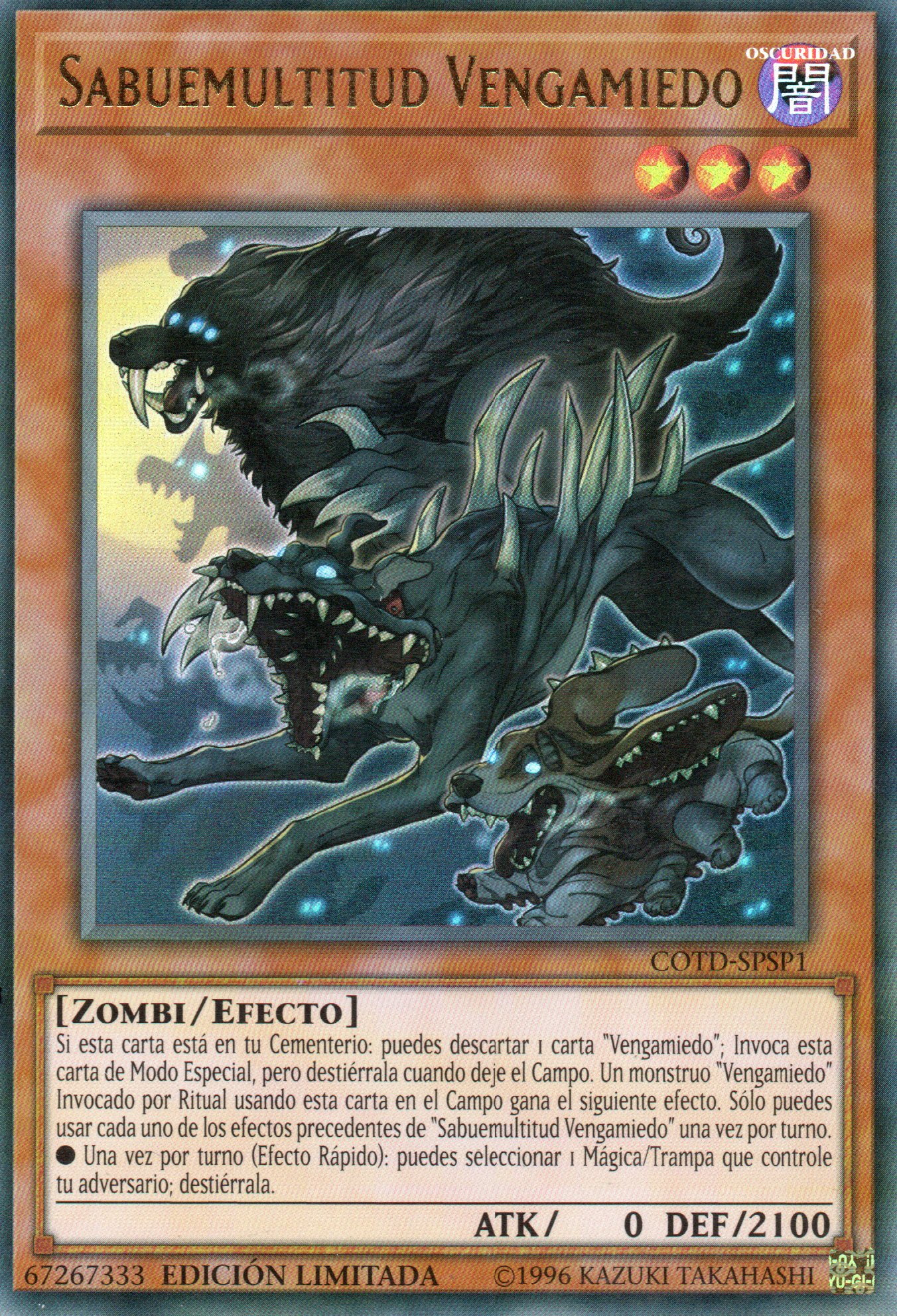 Sabuemultitud Vengamiedo COTD-SPSP1 Ultra rare
