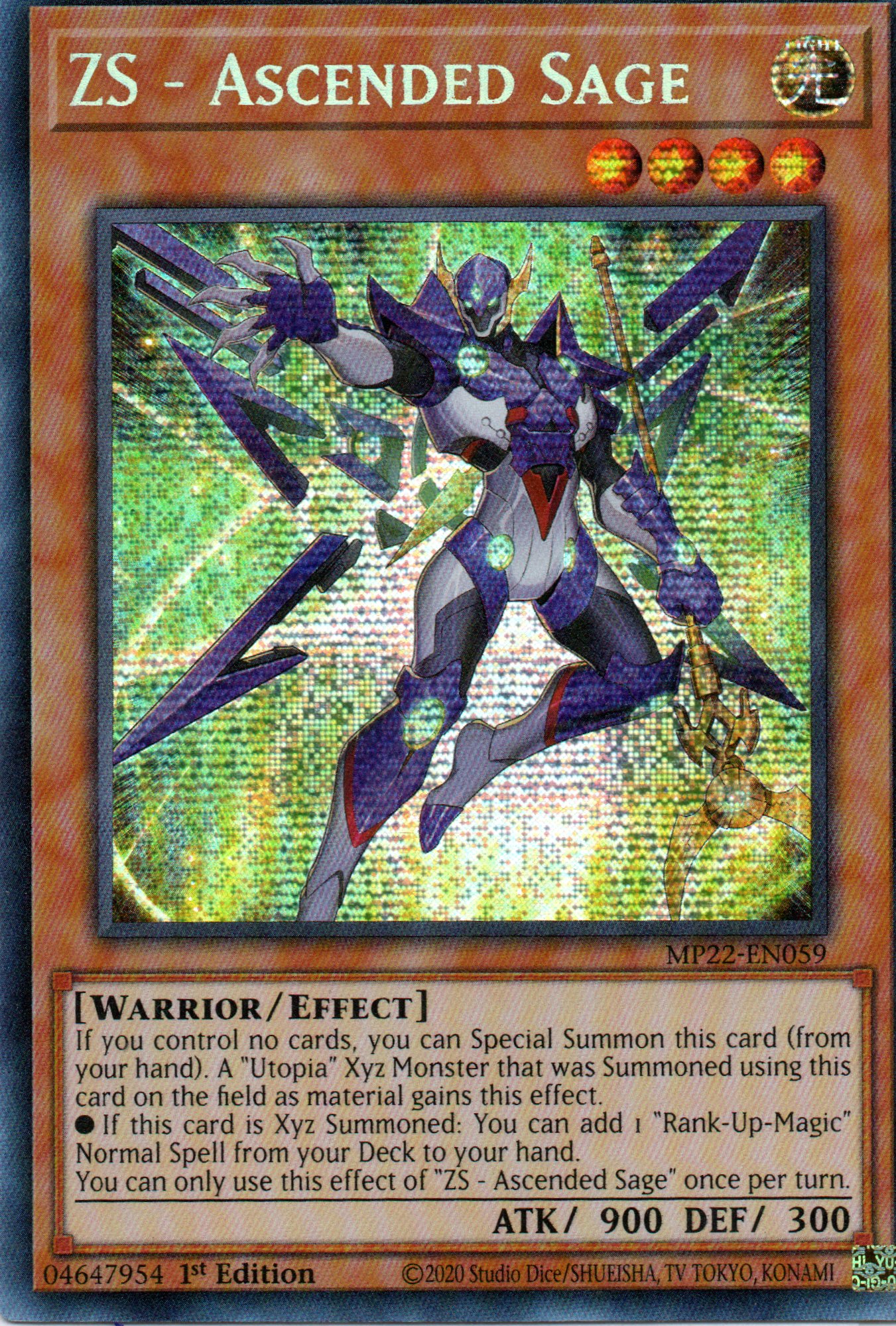 ZS - Ascnded Sage MP22-EN059 Secret rare