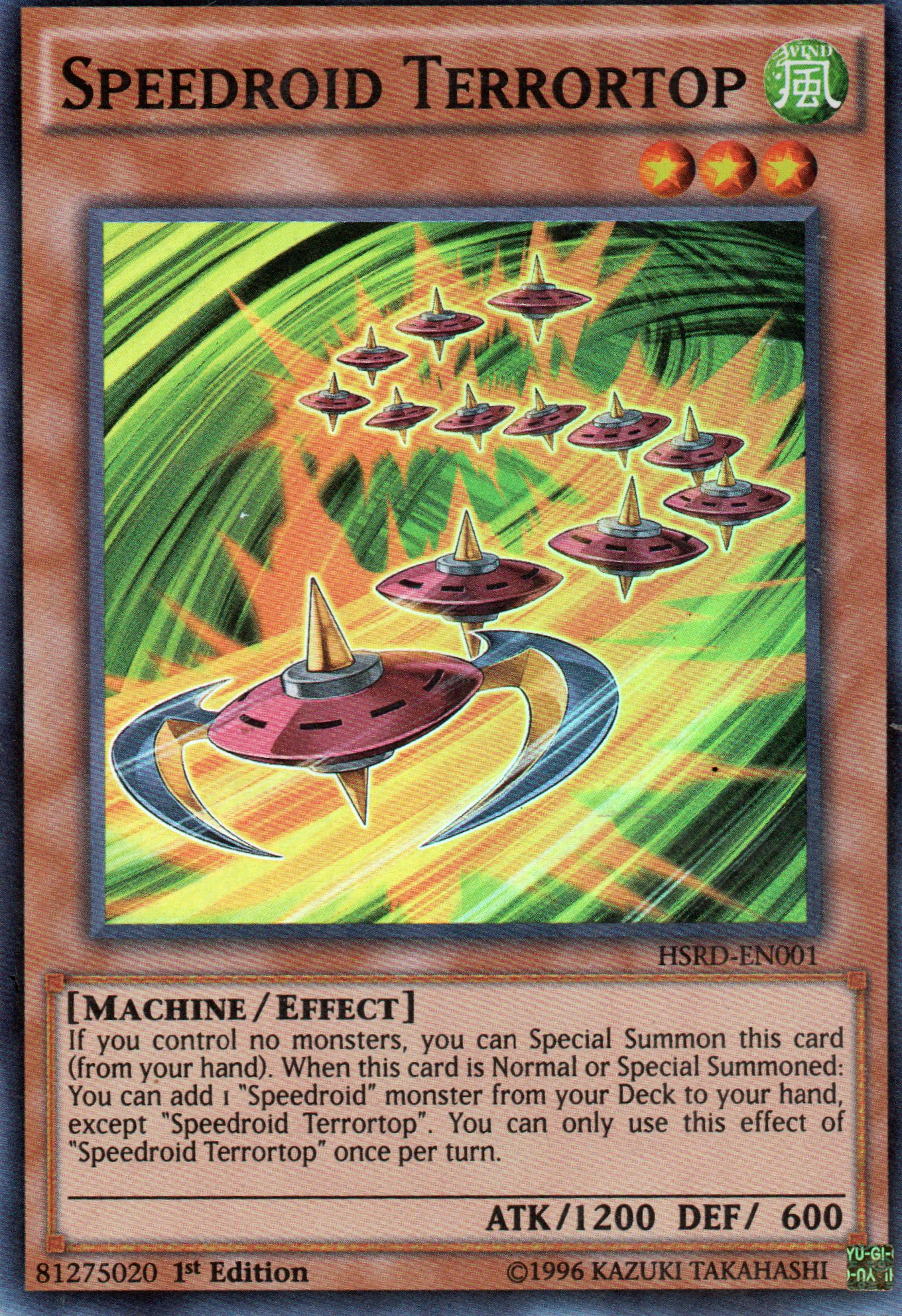 Speedriod Terrortop HSRD-EN001 Super rare