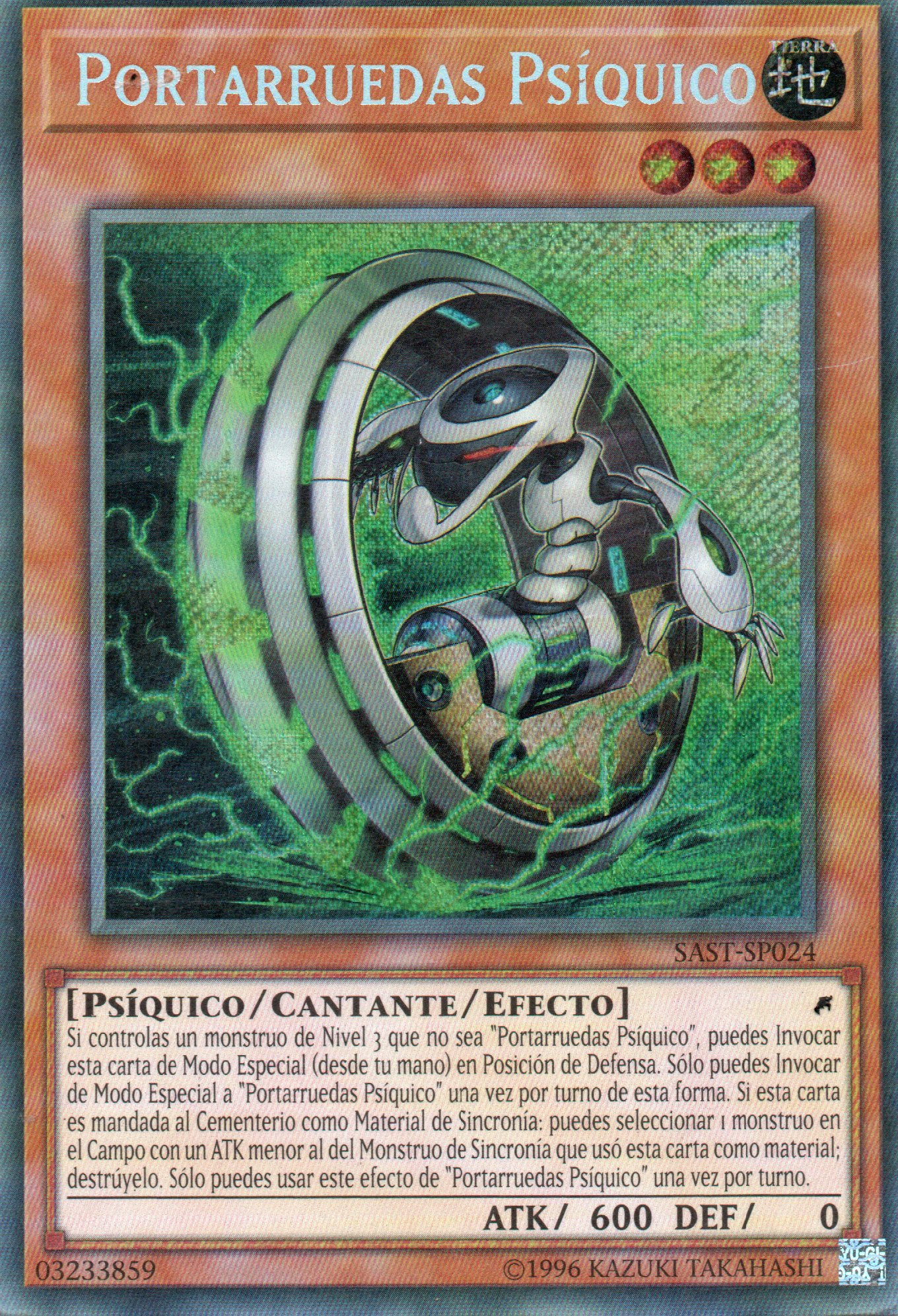 Portarruedas Psiquico SAST-SP024 Secret rare