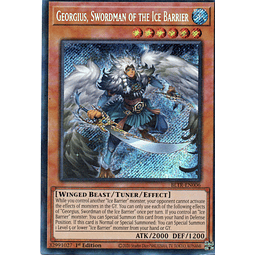 Georgius, Sword of the Ice Barriert BLTR-EN006 Secret rare
