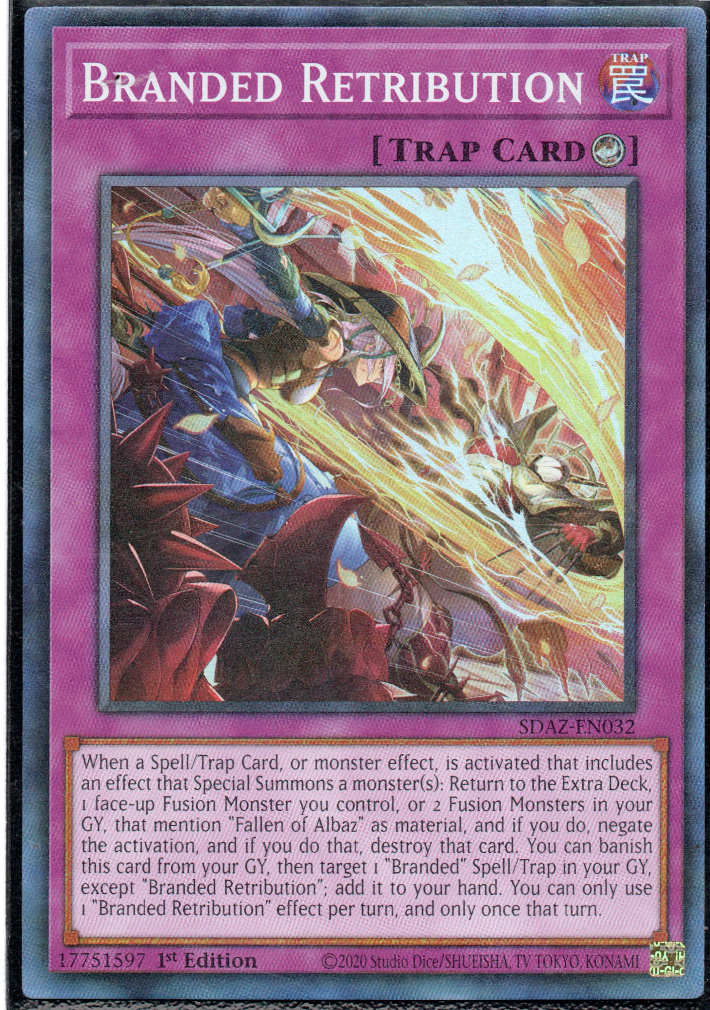 Branded Retribution SDAZ-EN032 Super rare