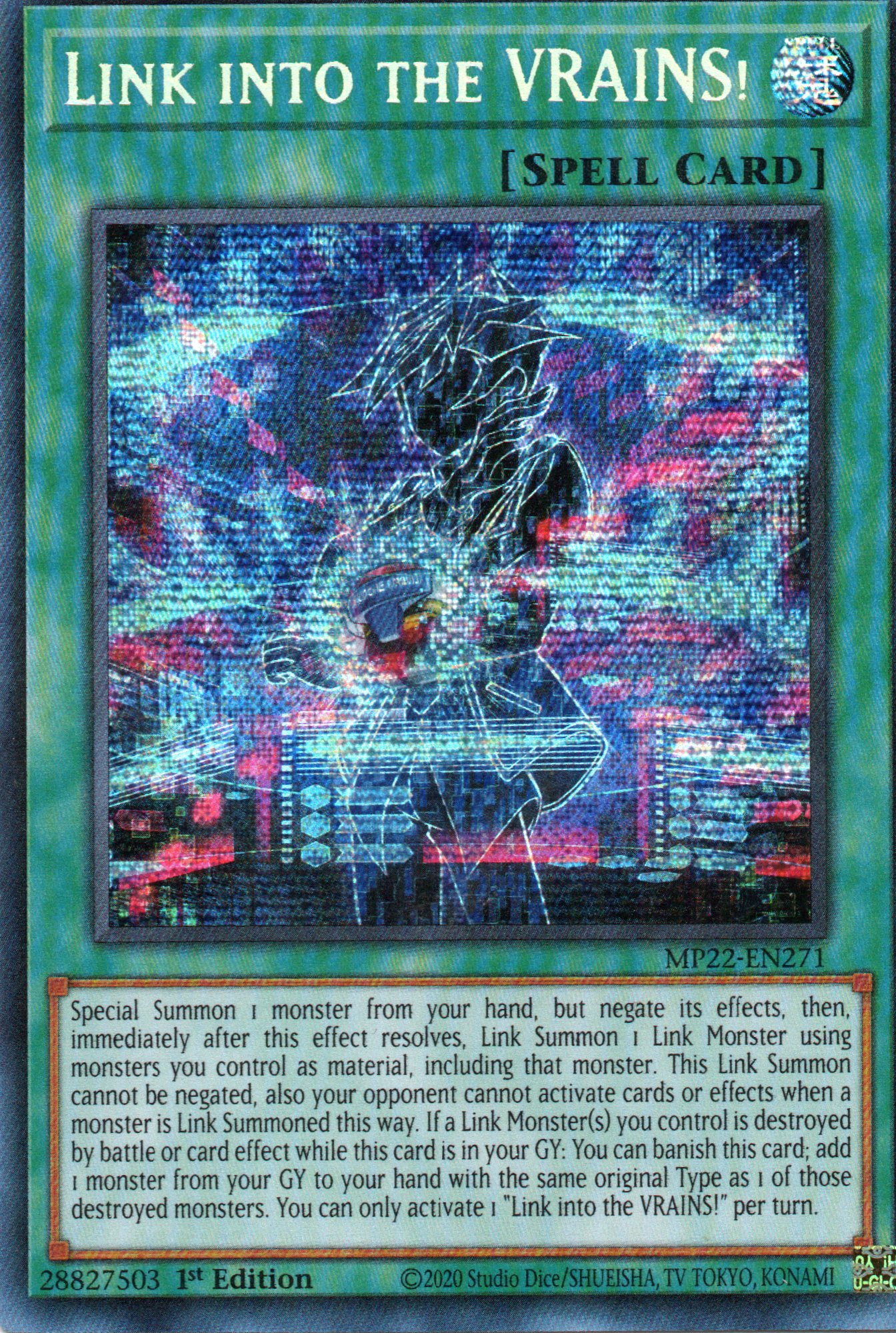 Link into the Vrains! MP22-EN271 Secret rare