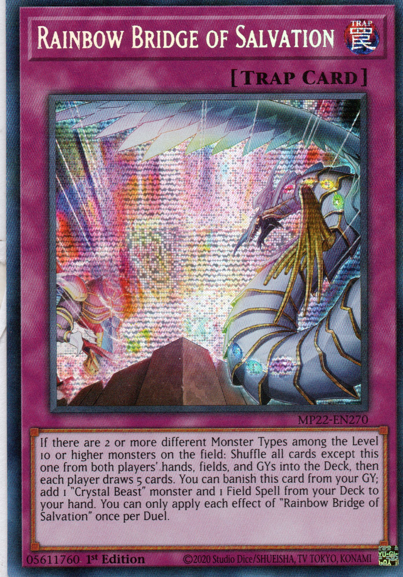 Rainbow Bridge of Salvation MP22-EN270 Secret rare