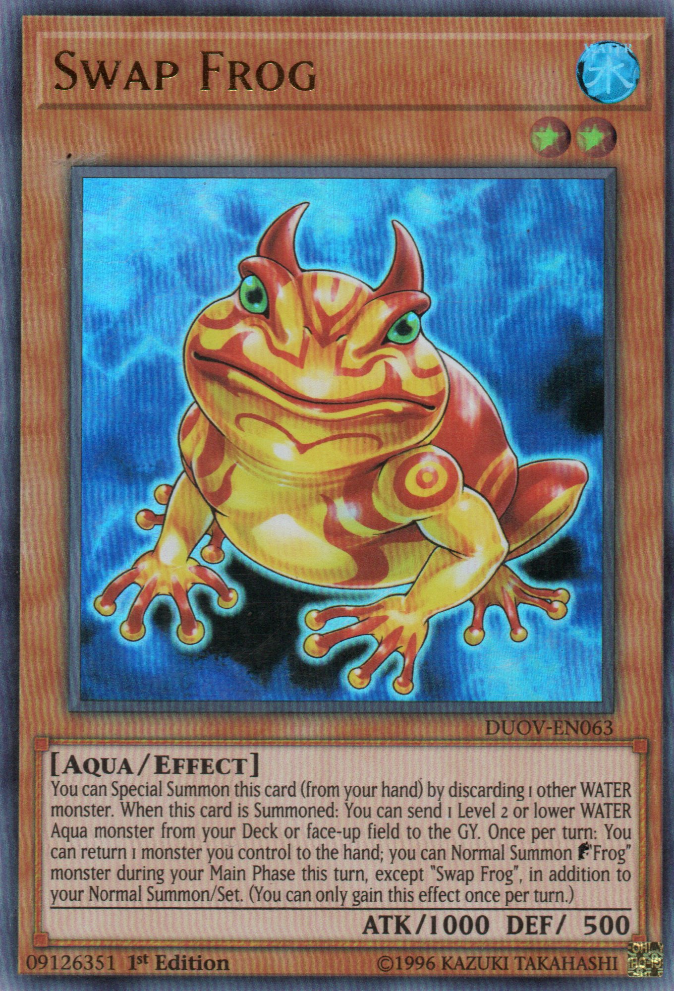 Swap Frog DUOV-EN063 Ultra rare