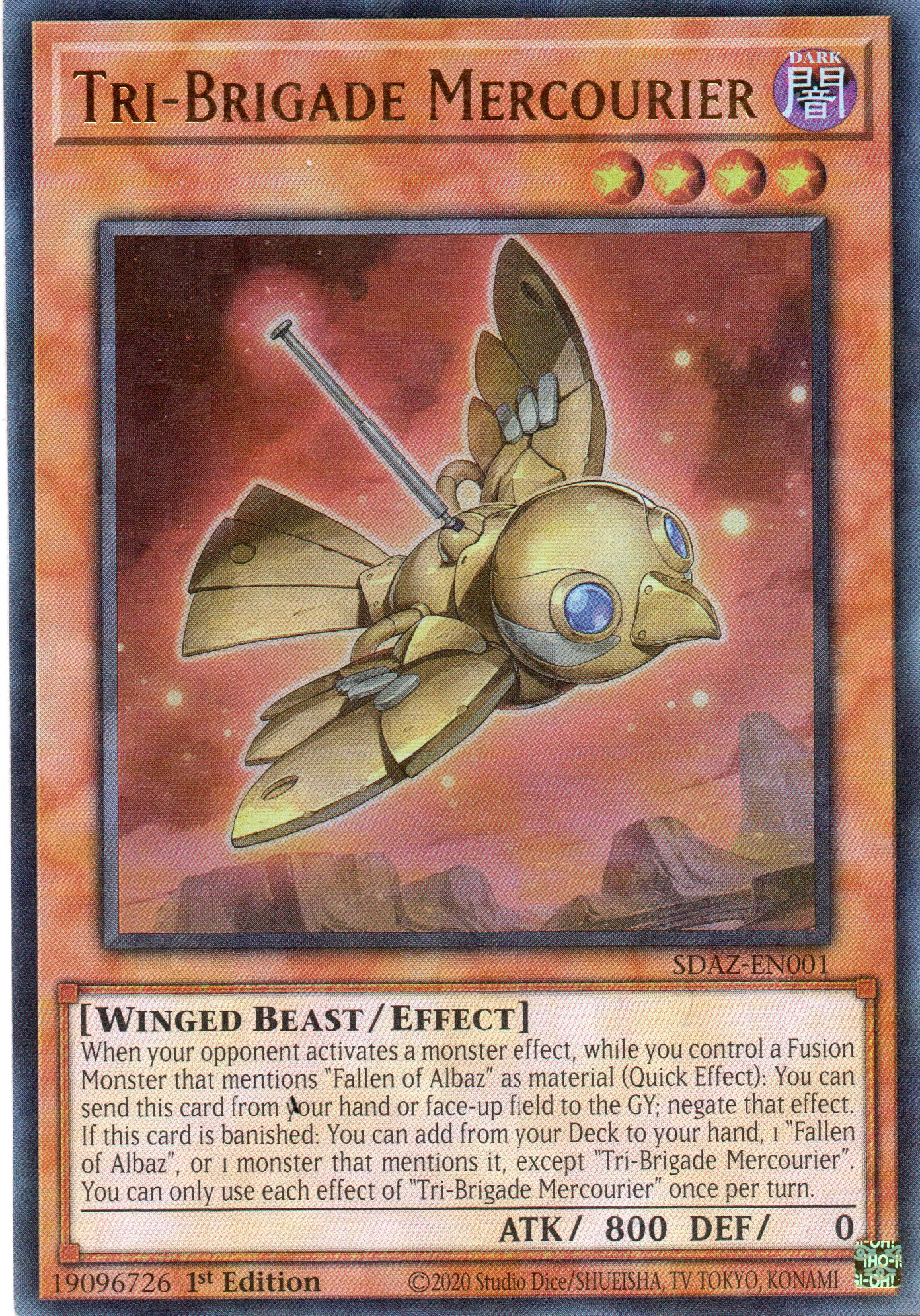 Tri-Brigade Mercorier SDAZ-EN001 Ultra rare