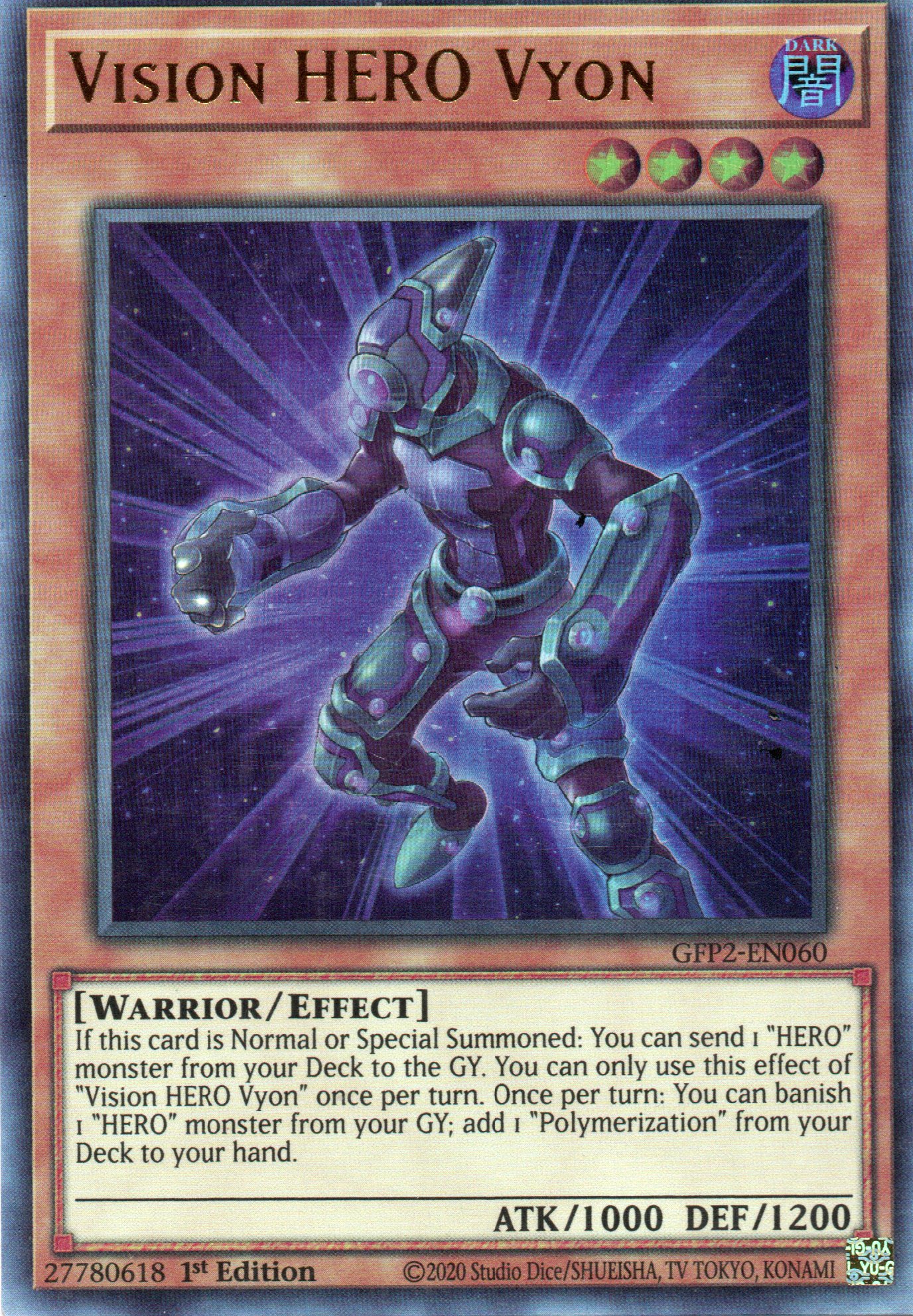 Vision HERO Vyon GFP2-EN060 Ultra rare
