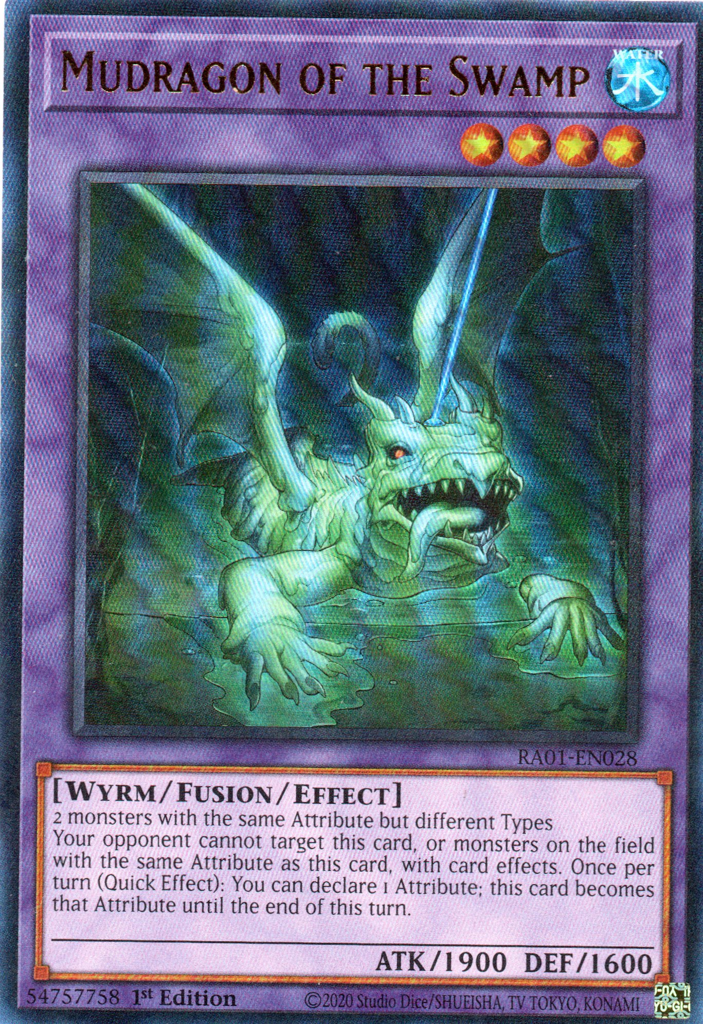 Mudragon of the Swamp RA01-EN028 Ultra rare