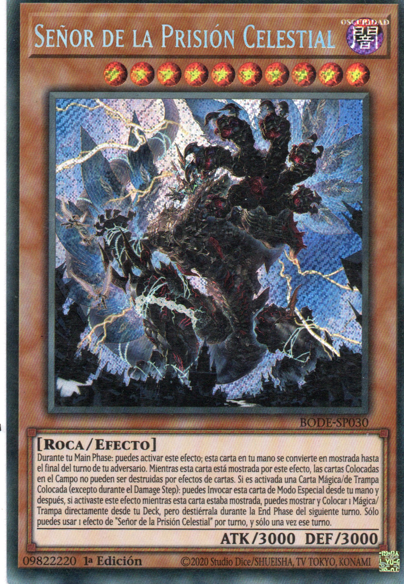 Señor de la Prision Celestial BODE-SP030 Secret rare