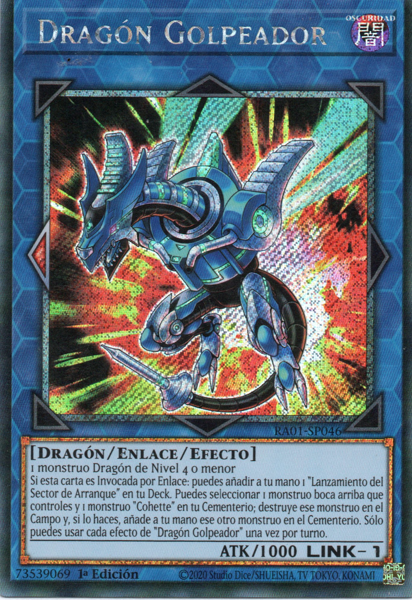Dragon Golpeador RA01-SP046 Secret rare
