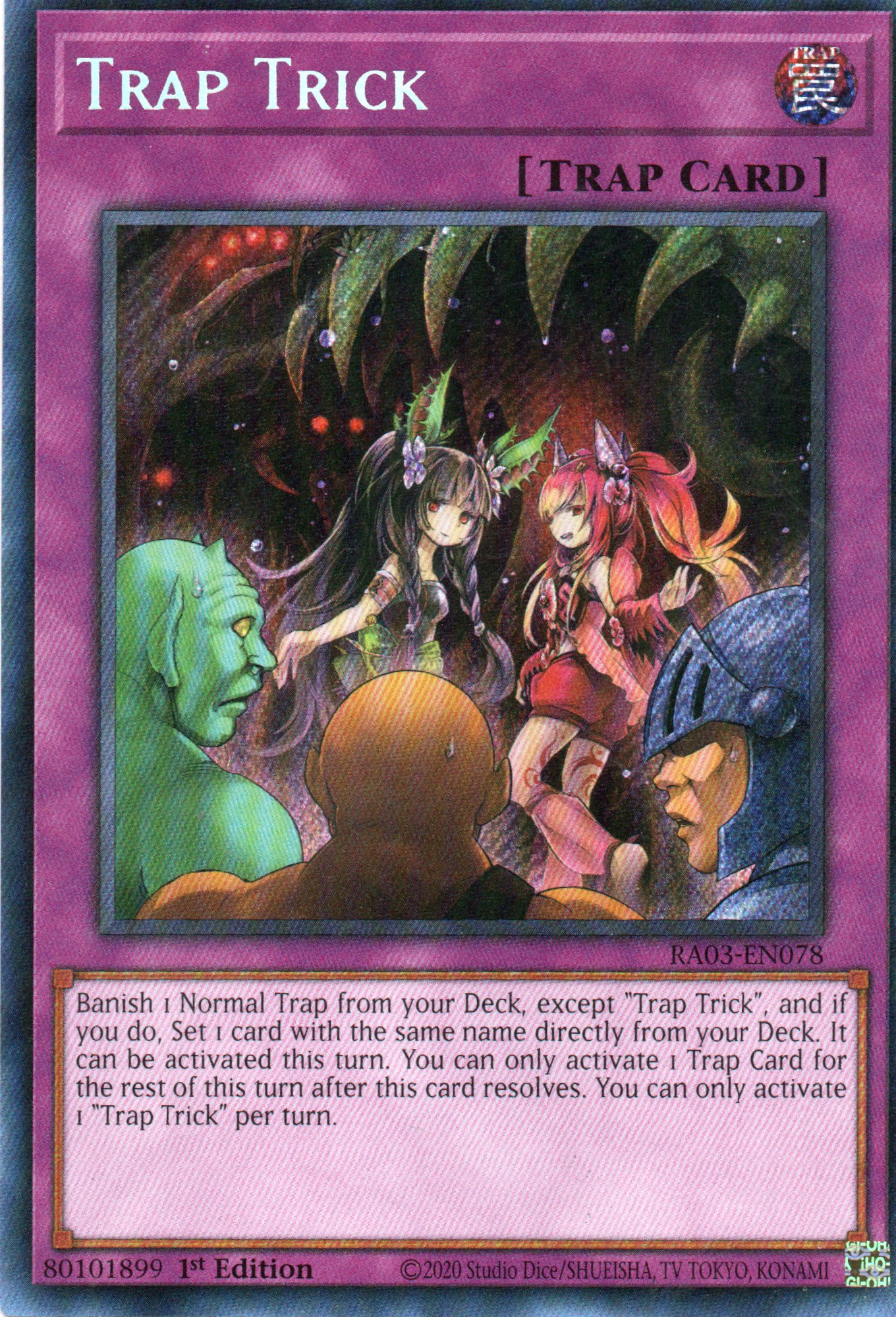 Trap Trick RA03-EN078 Secret rare