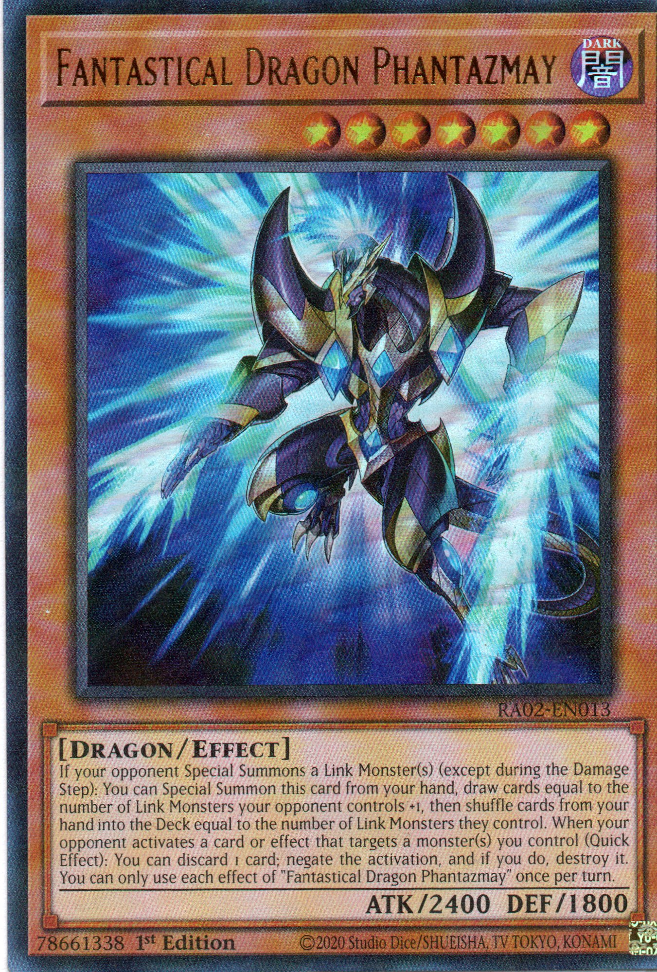 Fantastical Dragon Phantazmay RA02-EN013 Ultra rare
