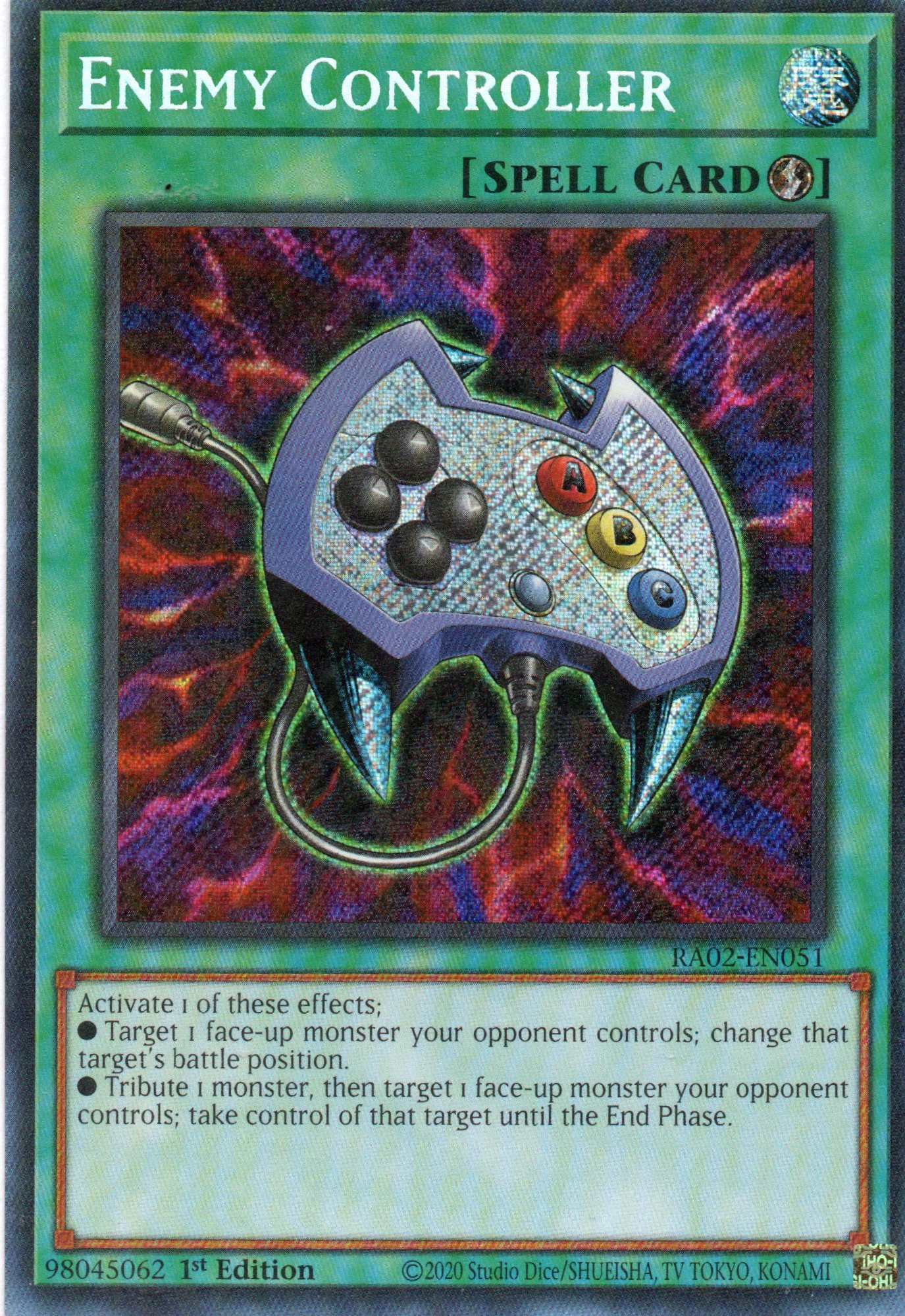 Enemy Controller RA02-EN051 Secret rare