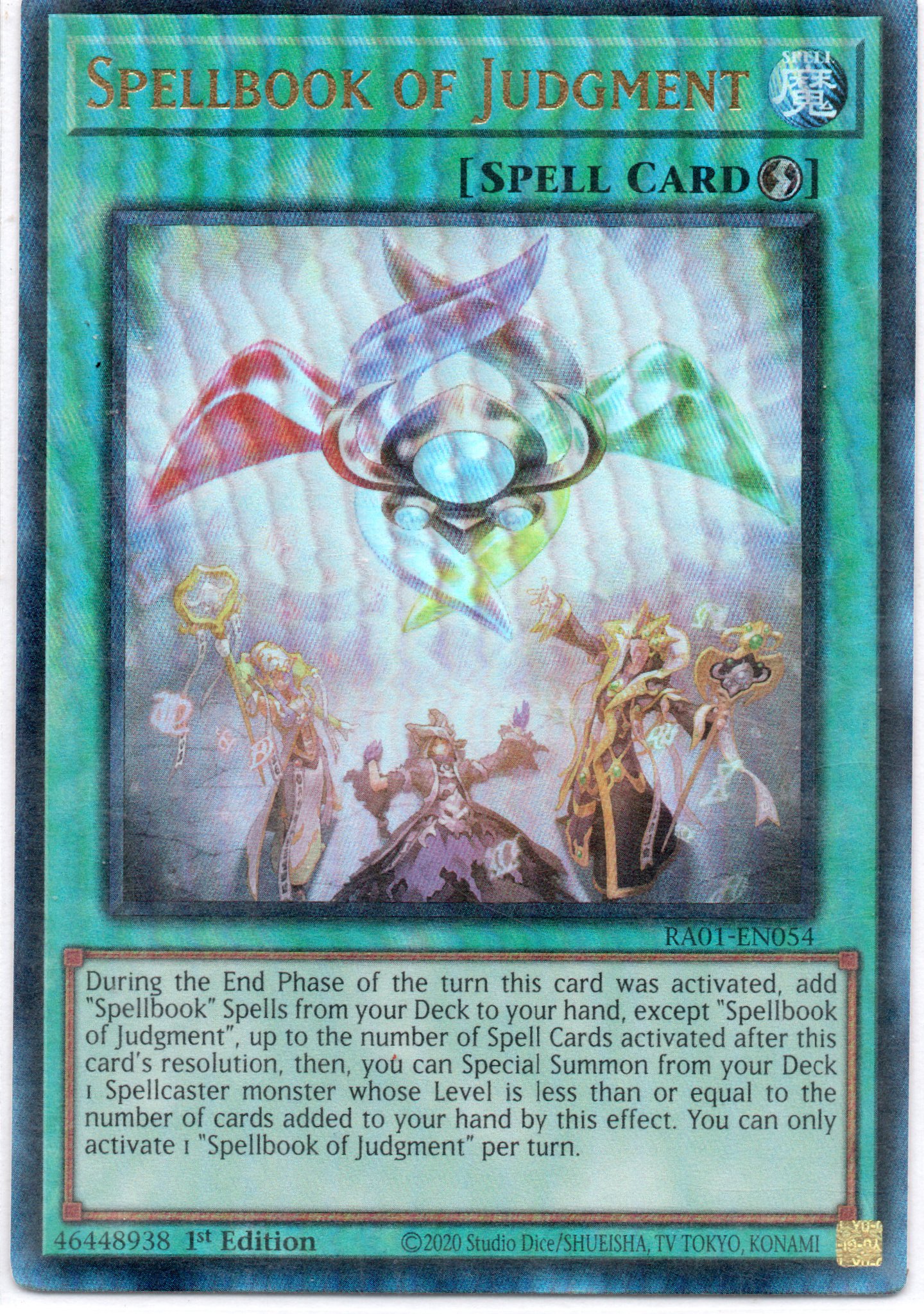 Spellbook of Judgment RA01-EN054 Ultimate rare