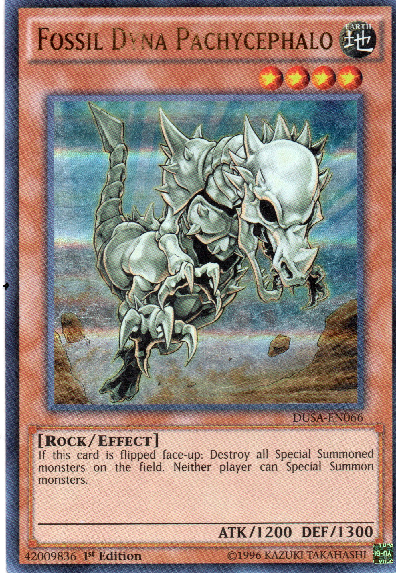 Fossil Dyna Pachycephalo DUSA-EN066 Ultra rare