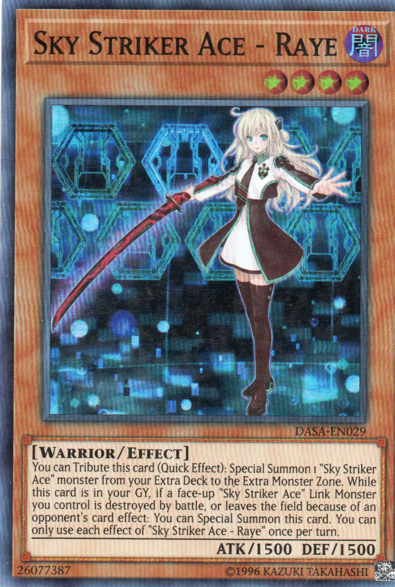 Sky Striker - Raye DASA-EN029 Super rare