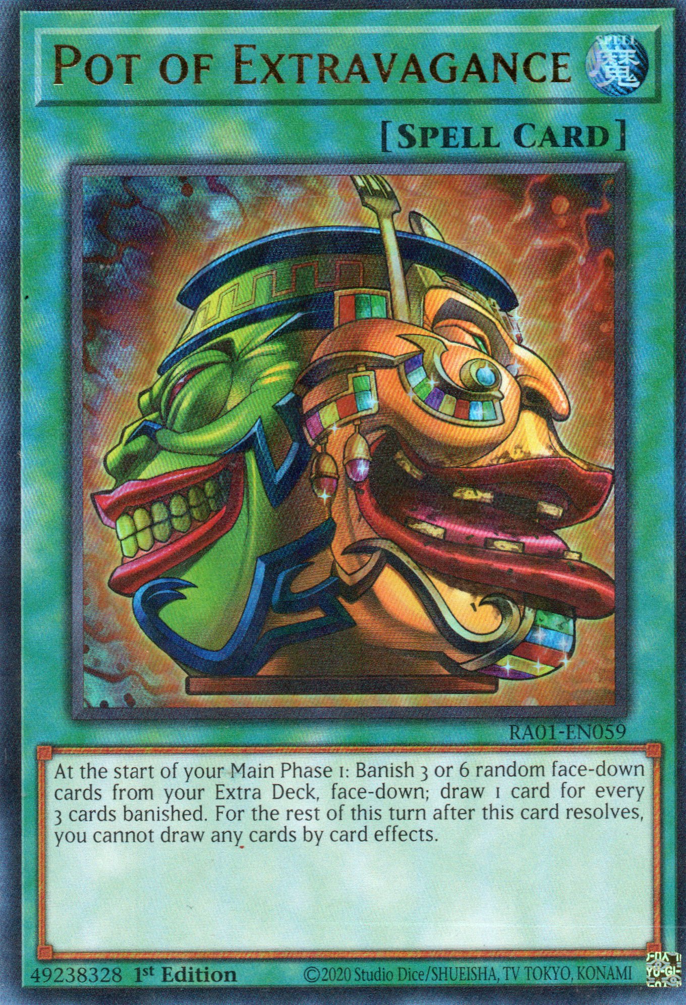 Pot of Extravagance RA01-EN059 Ultra rare