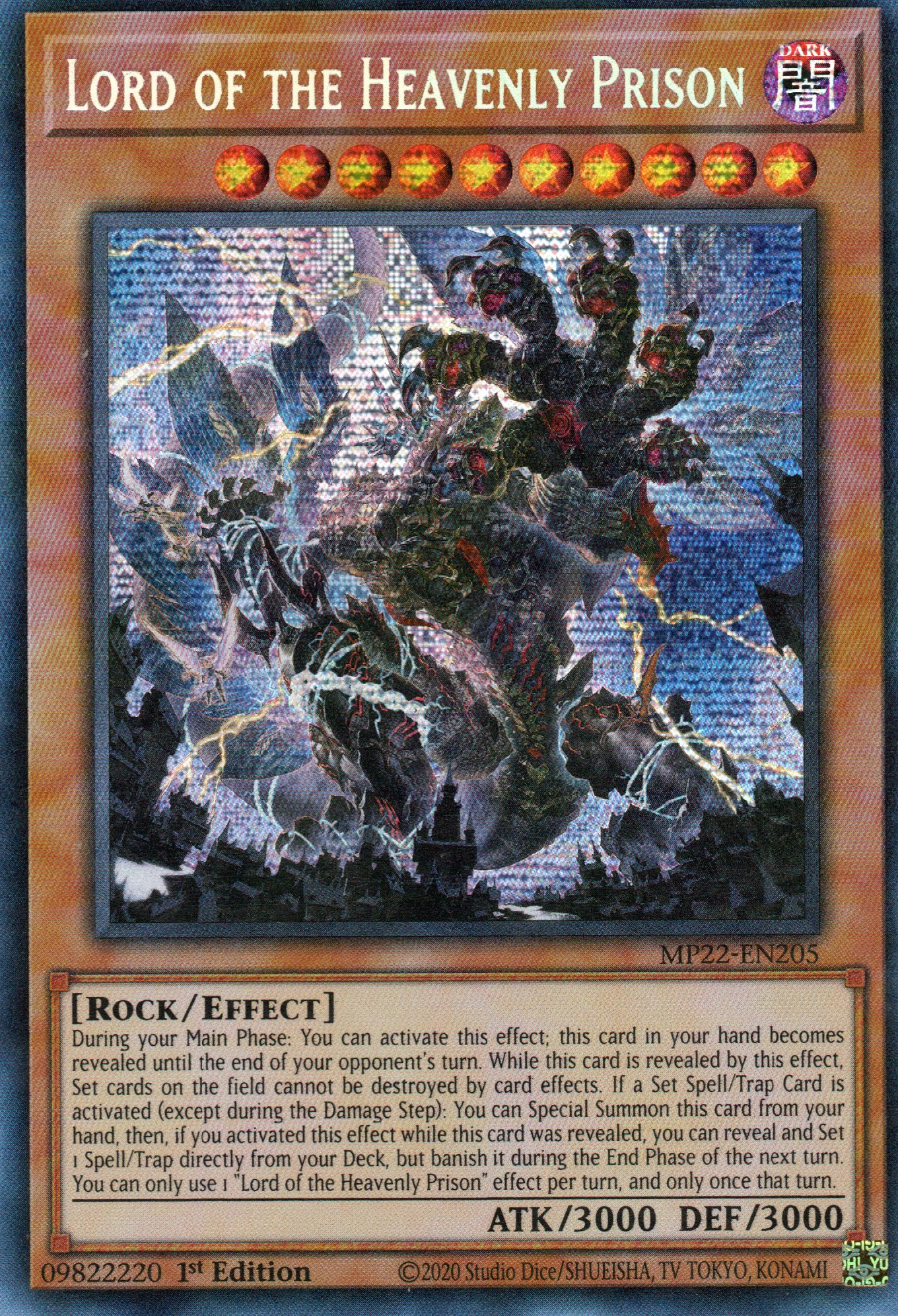 Lord of the Heavenly Prison MP22-EN205 Secret rare