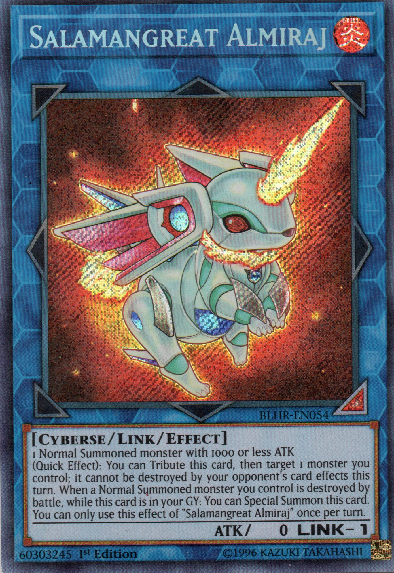 Salamangreat Almiraj BLHR-EN054 Secret rare