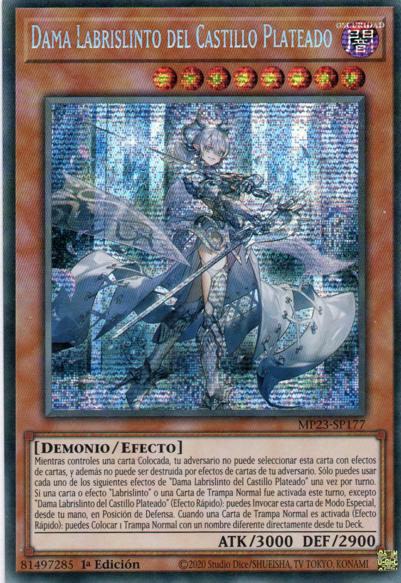 Dama Labrislinto del Castillo Plateado MP23-SP177 Secret rare