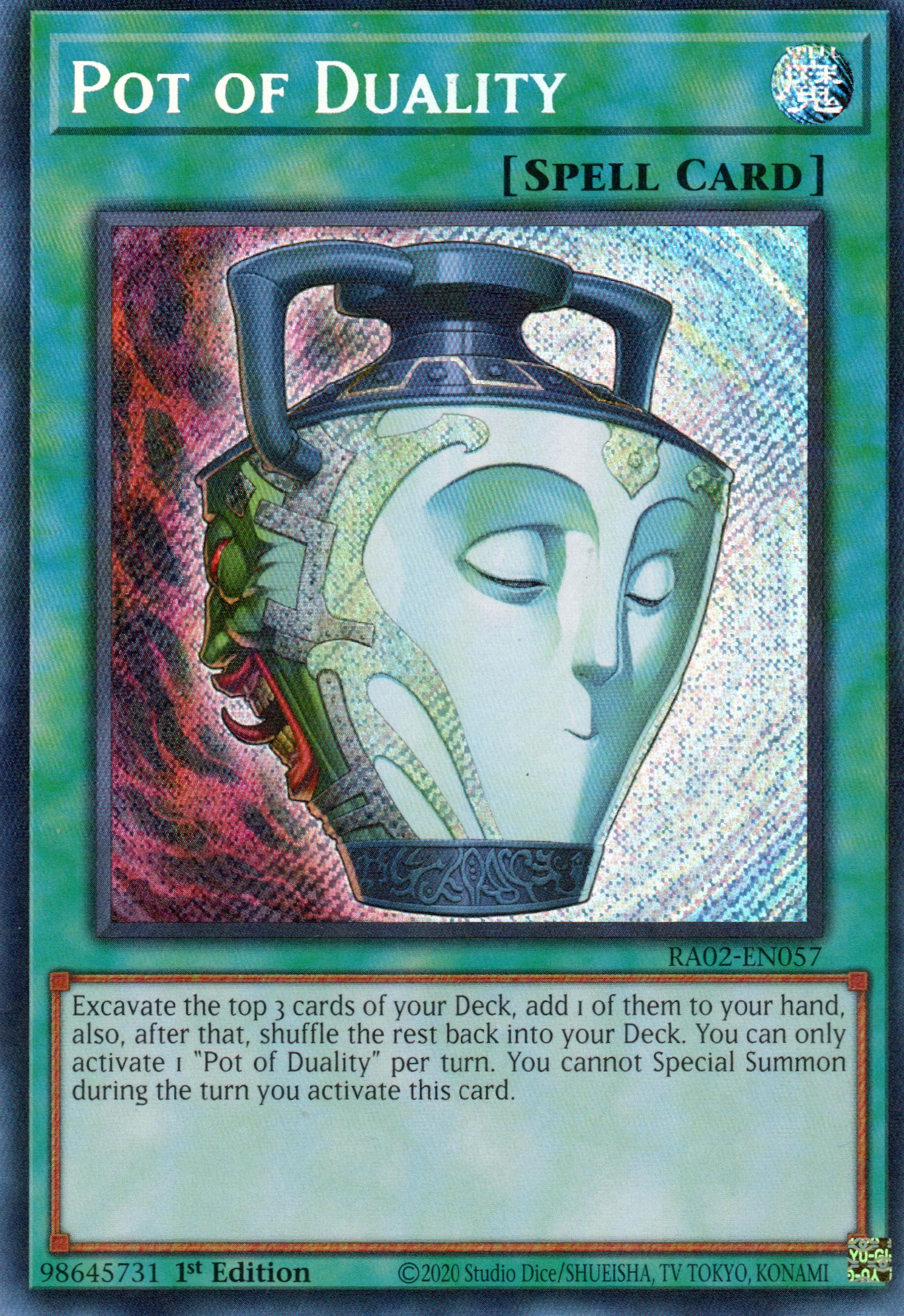 Pot of Duality RA02-EN057 Secret rare