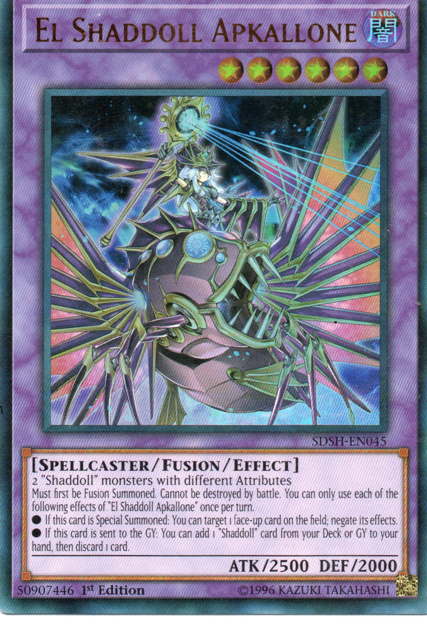 El Shadoll Apkallone SDSH-EN045 Ultra rare