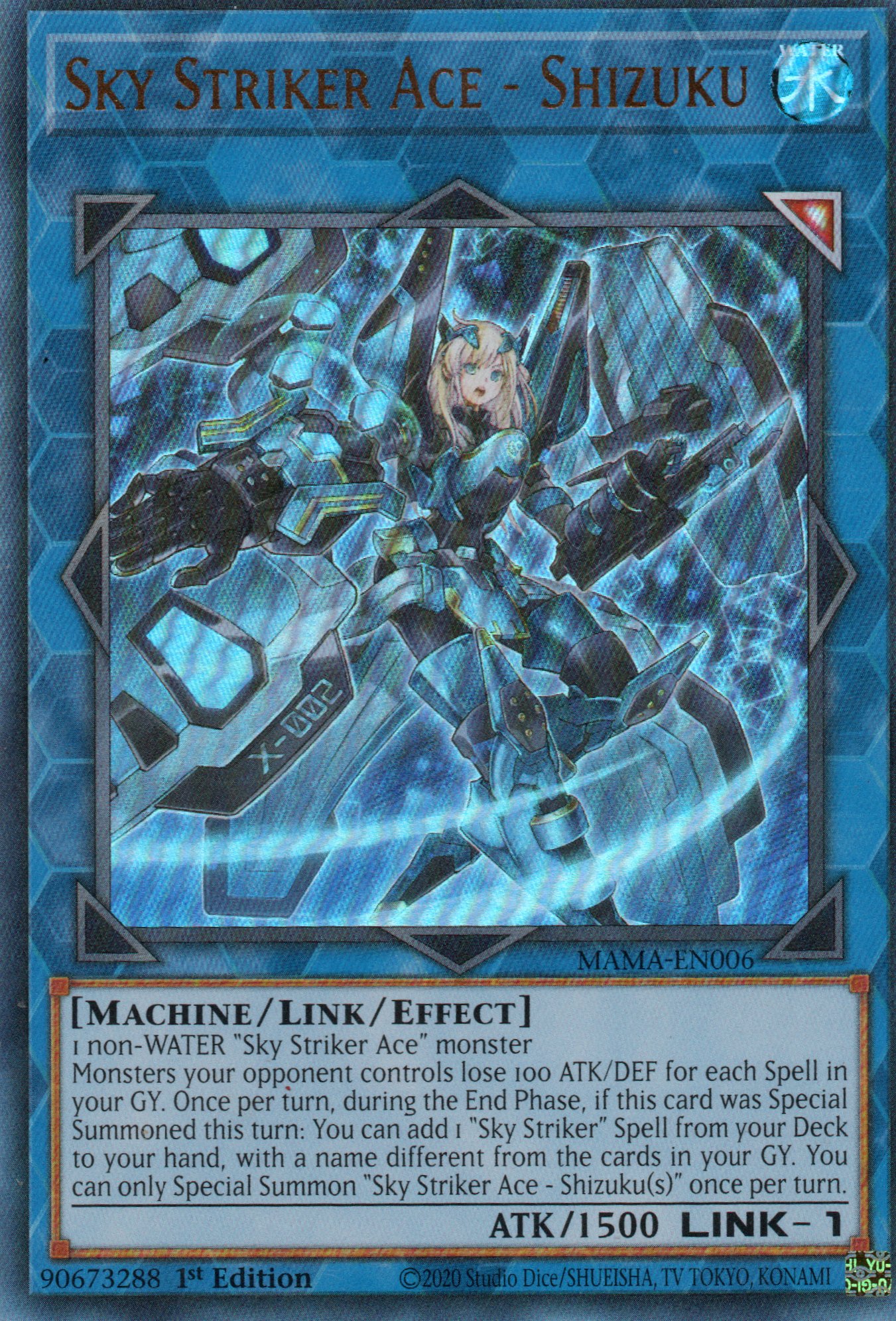 Sky Striker Ace - Shizuku MAMA-EN006 Ultra rare