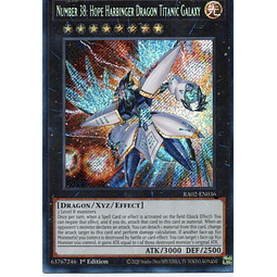 Number 38: Hope Harbinger Dragon Titanic Galaxy RA02-EN036 Secret rare