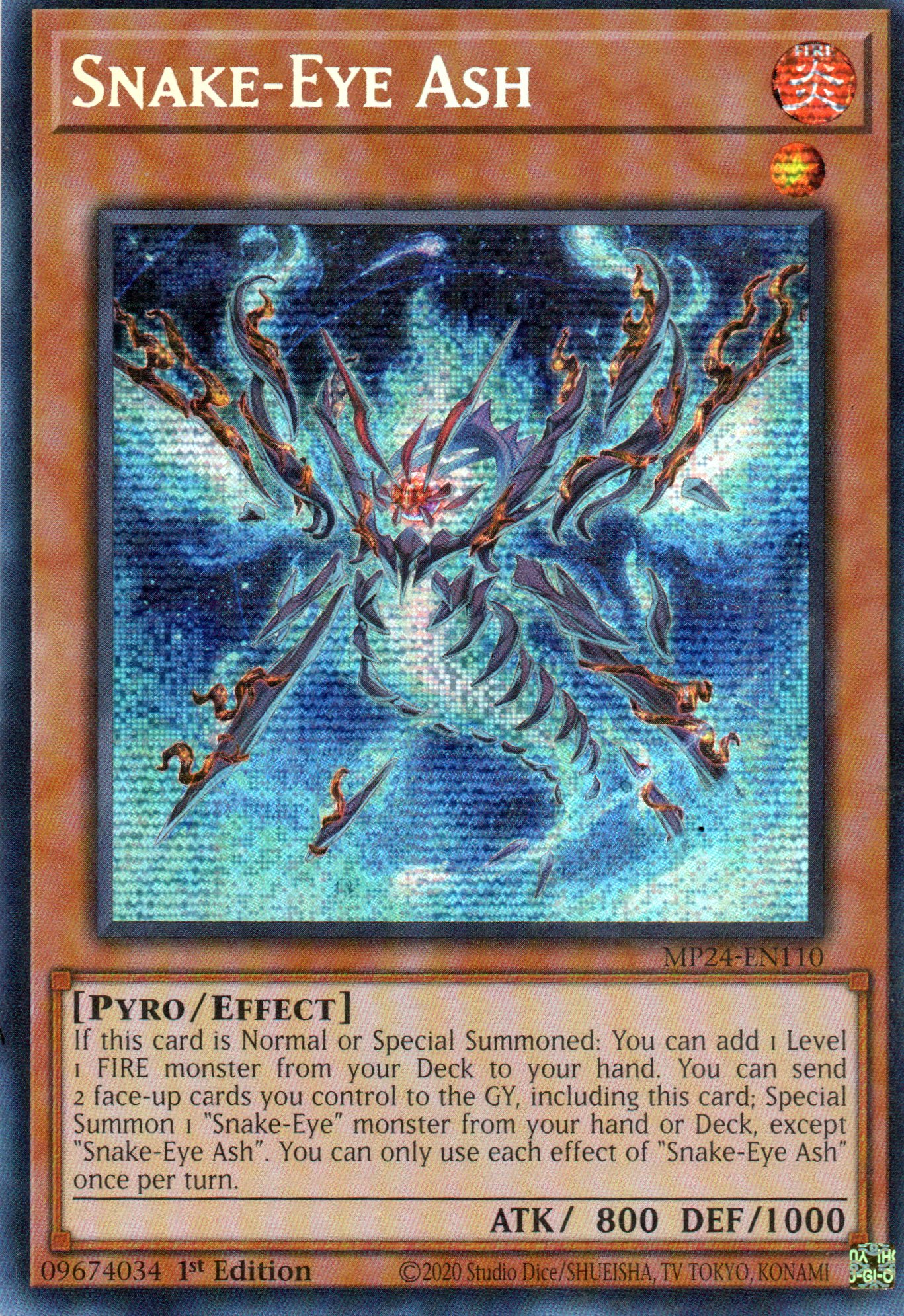 Snake-Eye Ash MP24-EN110 Secret rare