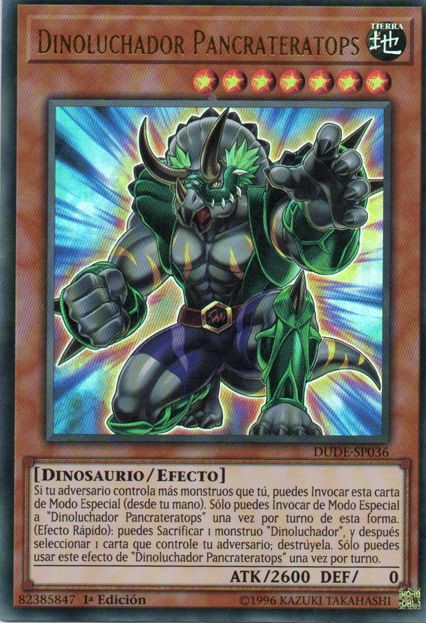 Dinoluchador Pancrateratops DUDE-SP036 Ultra rare