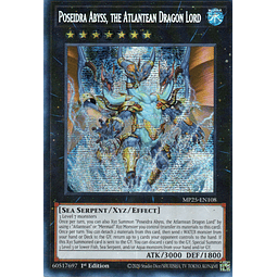 Poseidra Abyss, the Atlantean Dragon Lord MP25-EN108 Secret rare