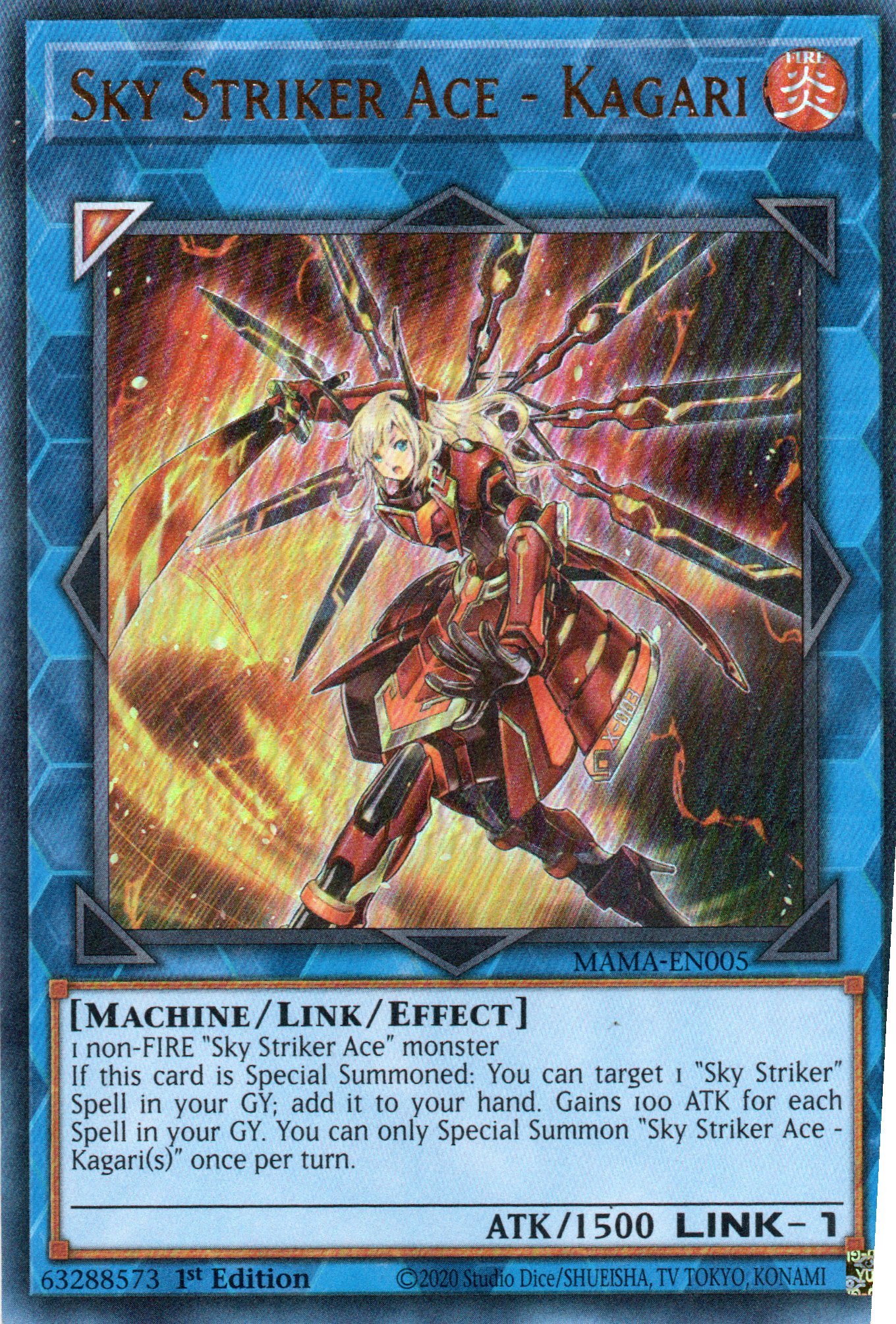 Sky Striker Ace - Kagari MAMA-EN005 Ultra rare