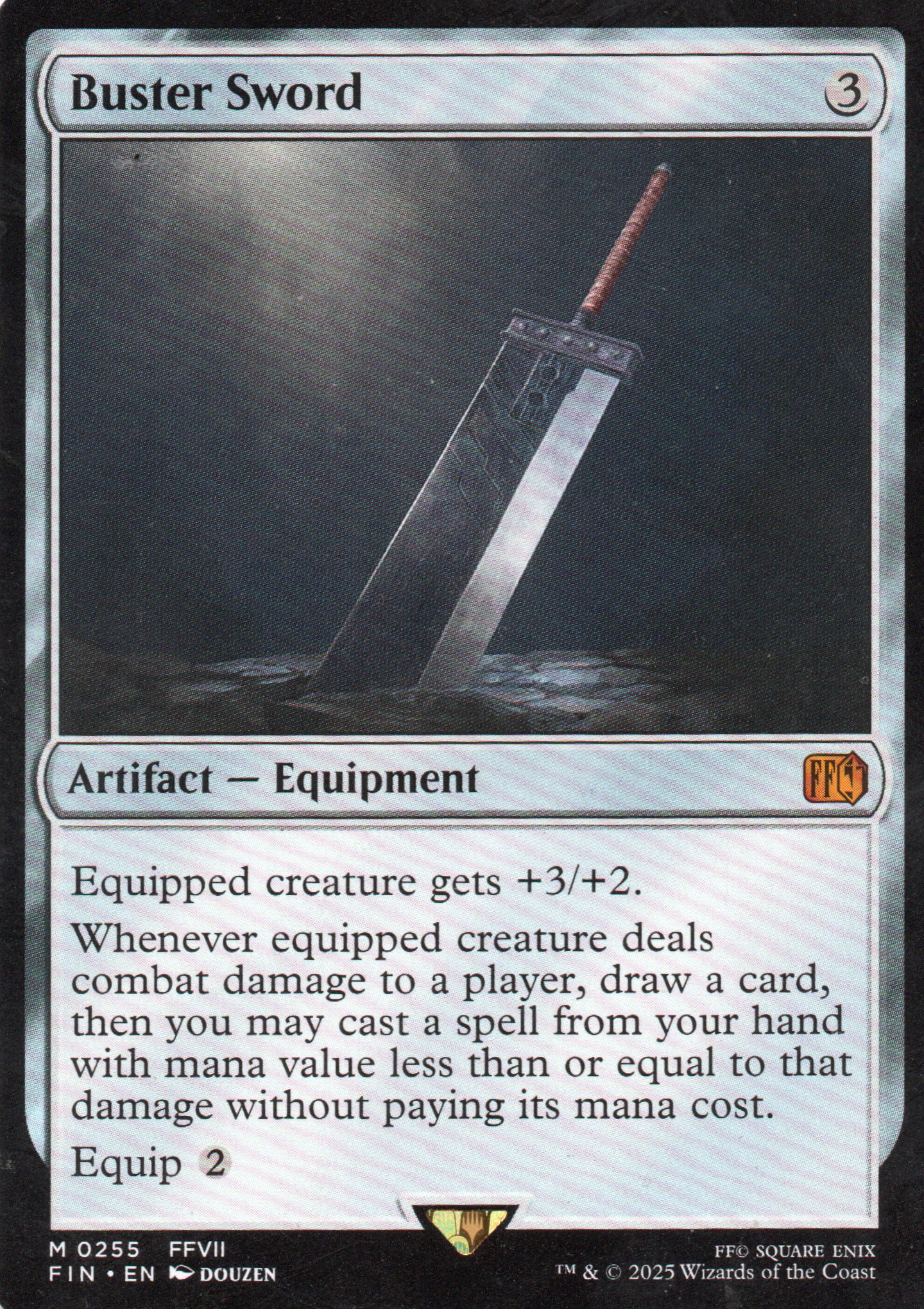 Buster Sword FIN 225 Mythic