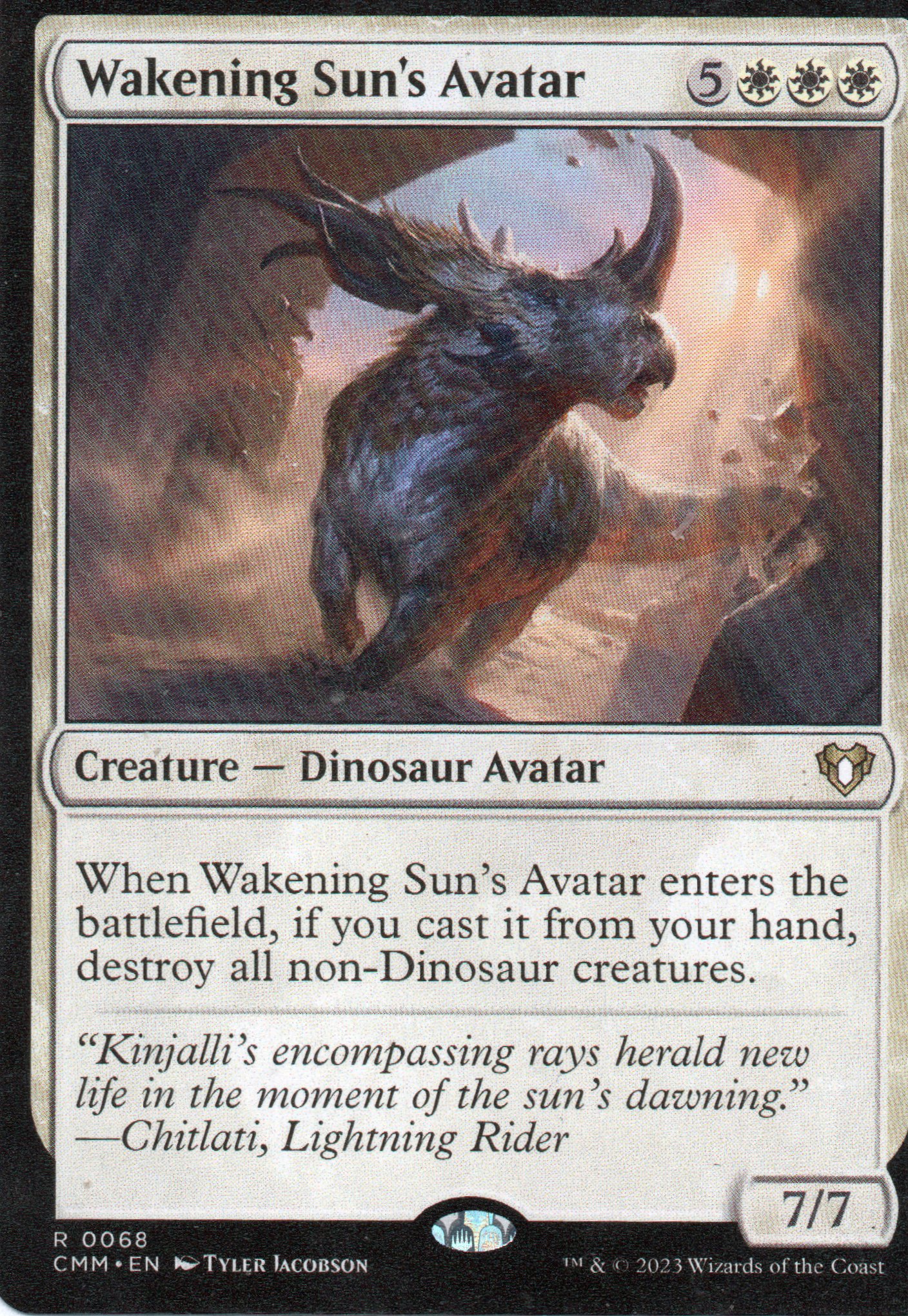  Wakening Sun´s Avatar CMM68 Rare 1