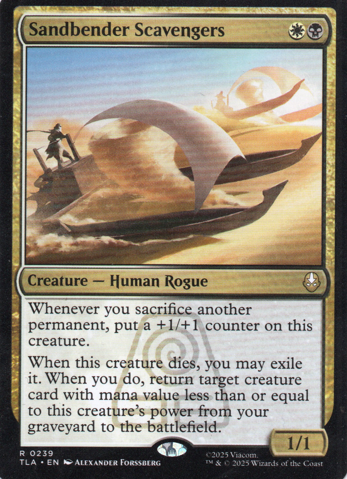  Sandbender Scavengers TLA 239 Rare 1