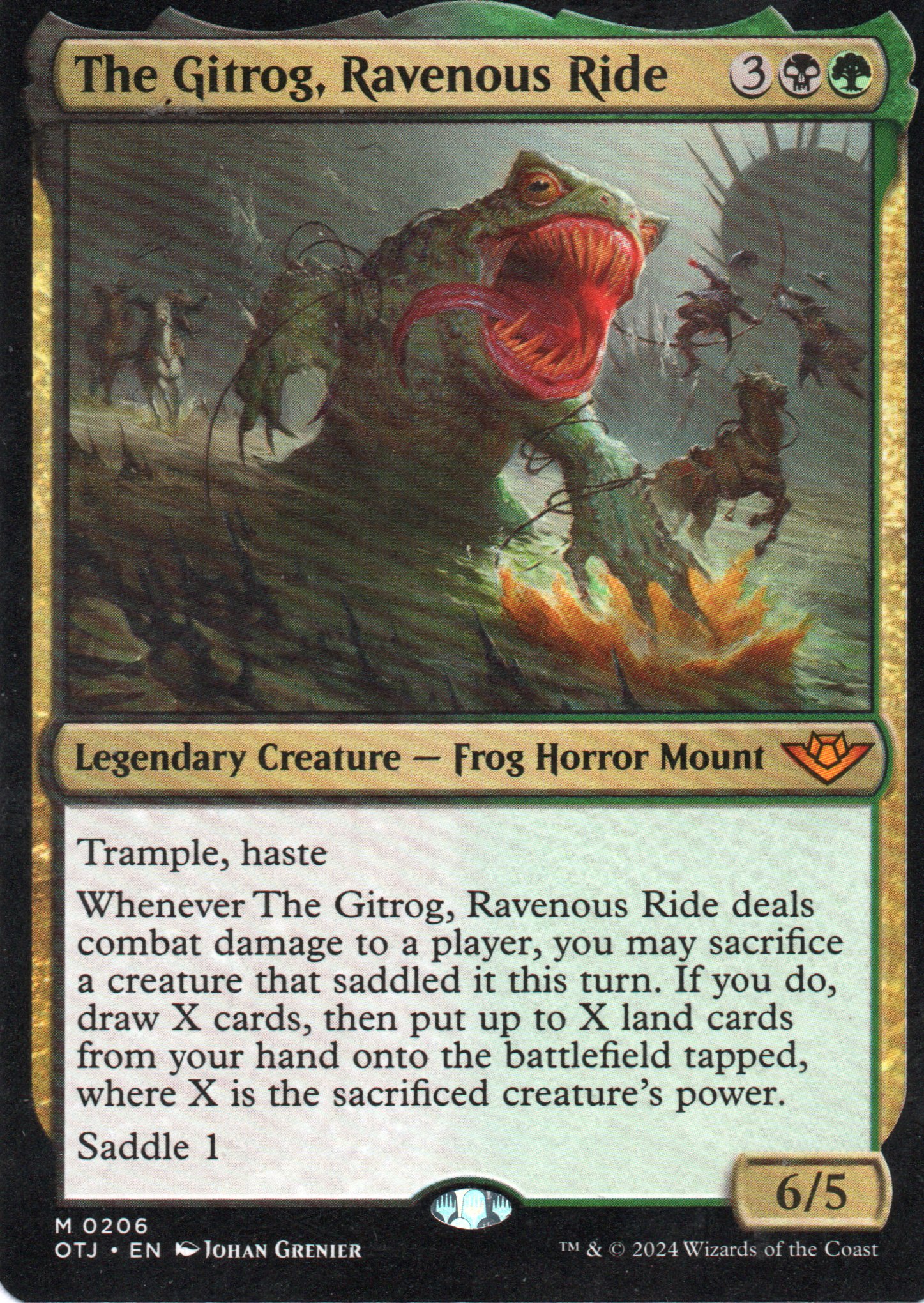  The Gitrog, Ravenous Ride OTJ 206 Mythic 1