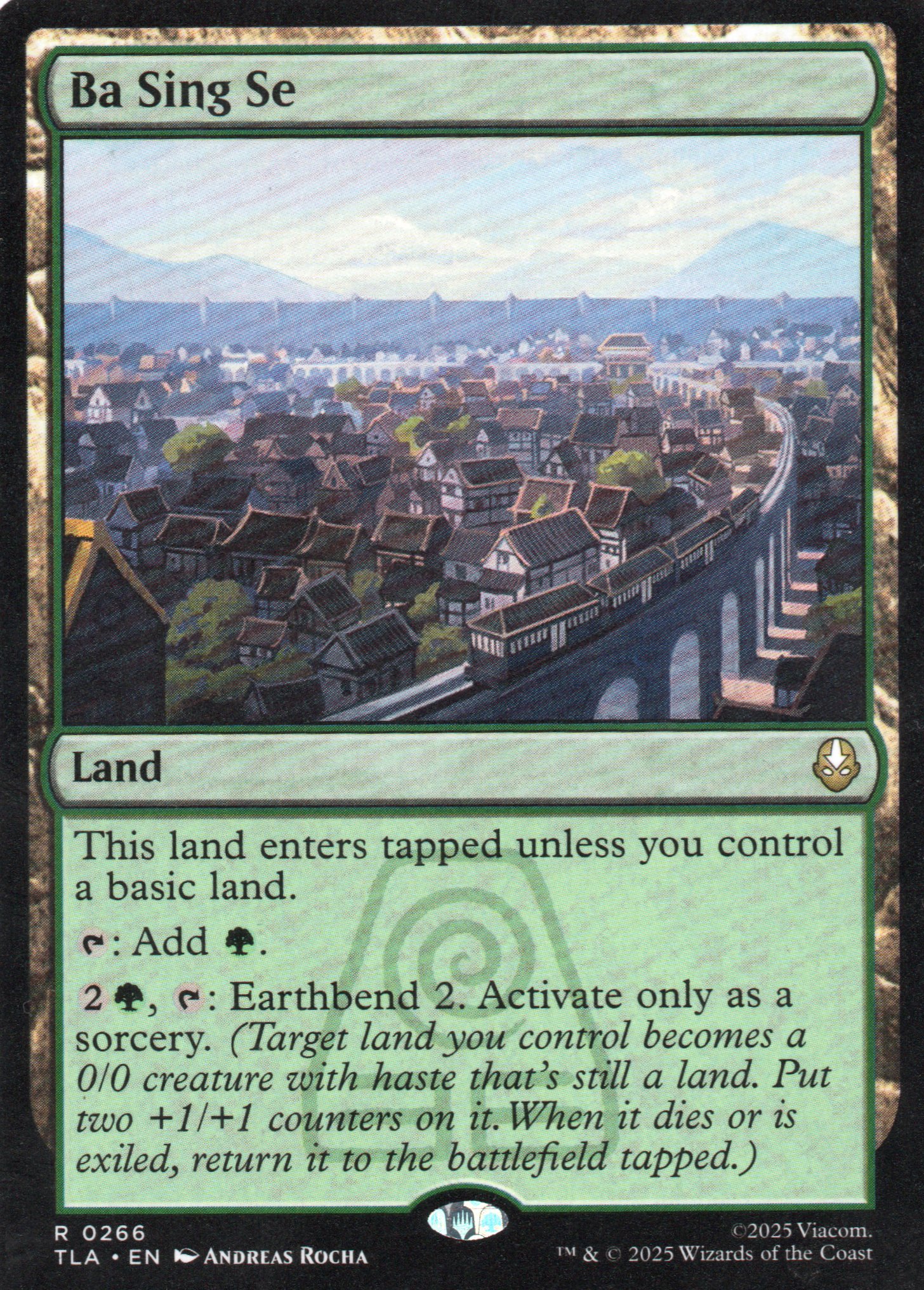 Ba Sing Se TLA 266 Rare 1