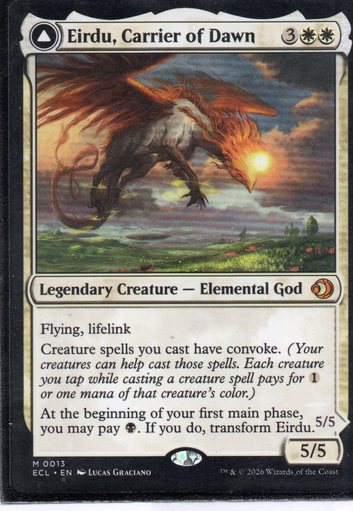  Eirdu, Carrier of Dawn ECL13 Mythic 1