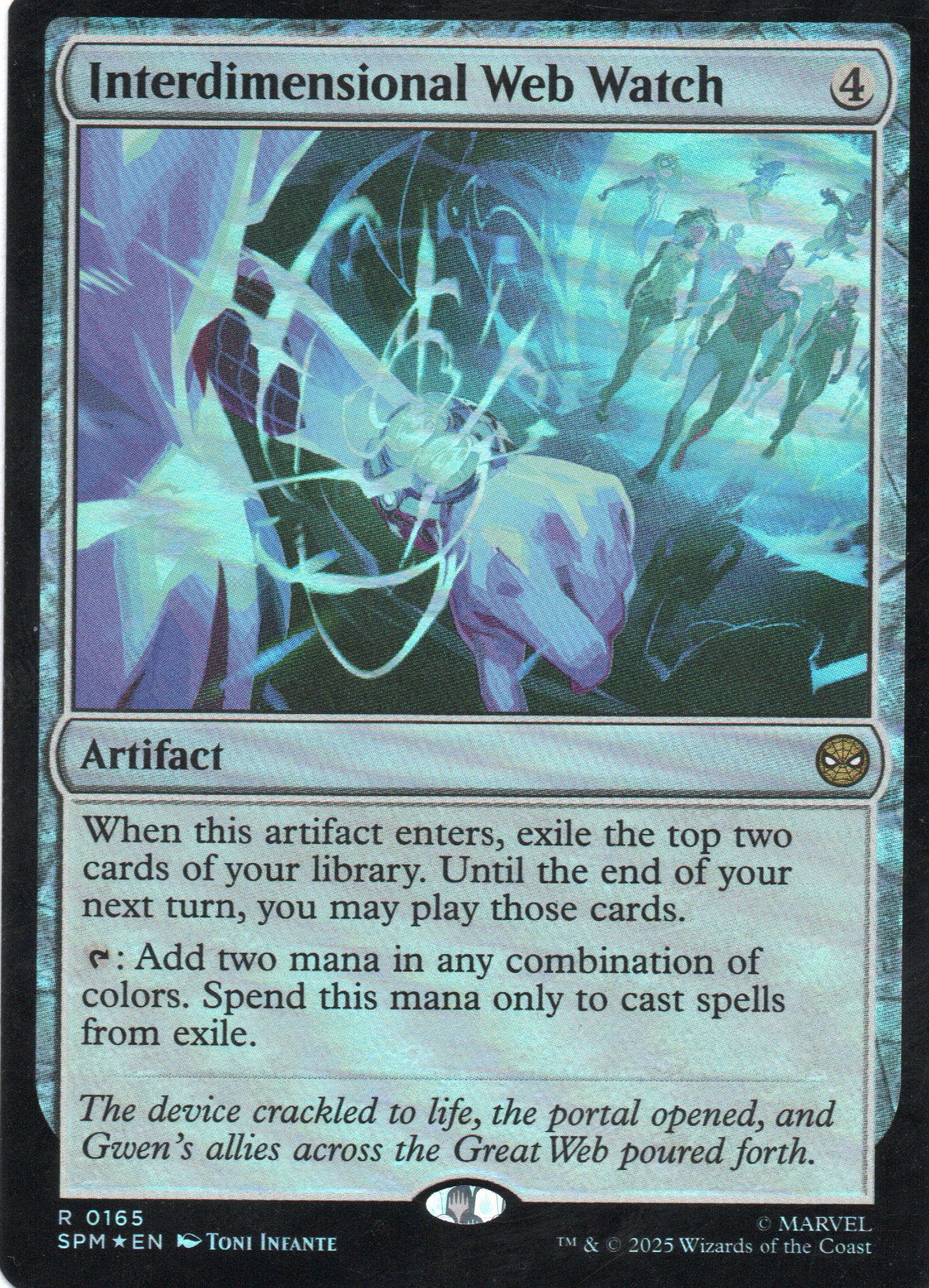  Interdimensional Web Watch SPM 165 Rare Foil 1