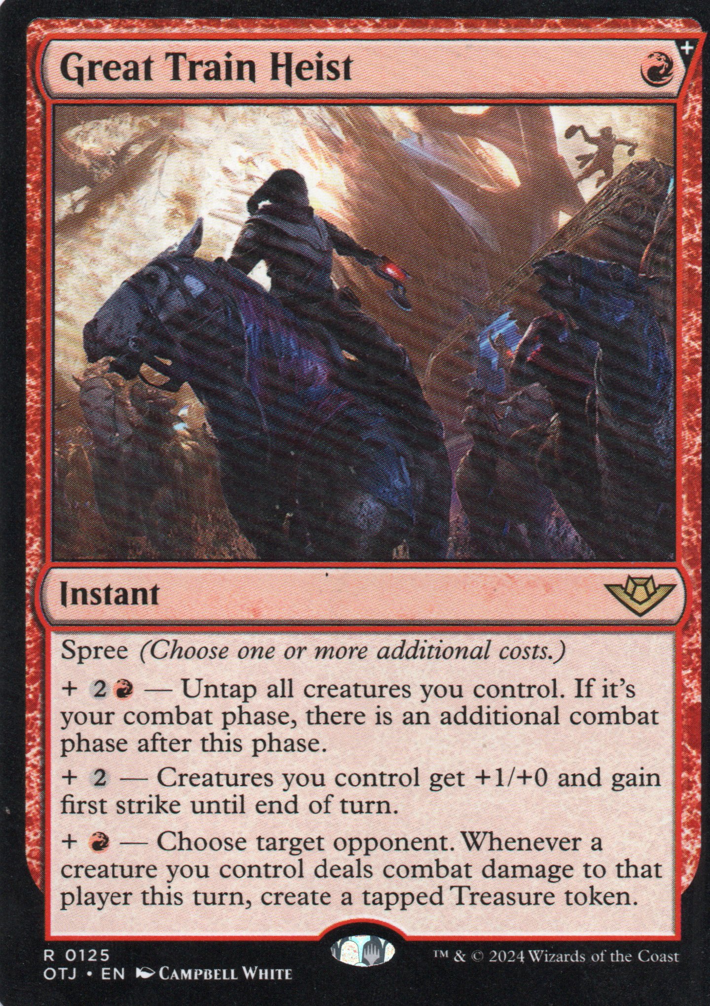  Great Train Heist OTJ 125 Rare 1