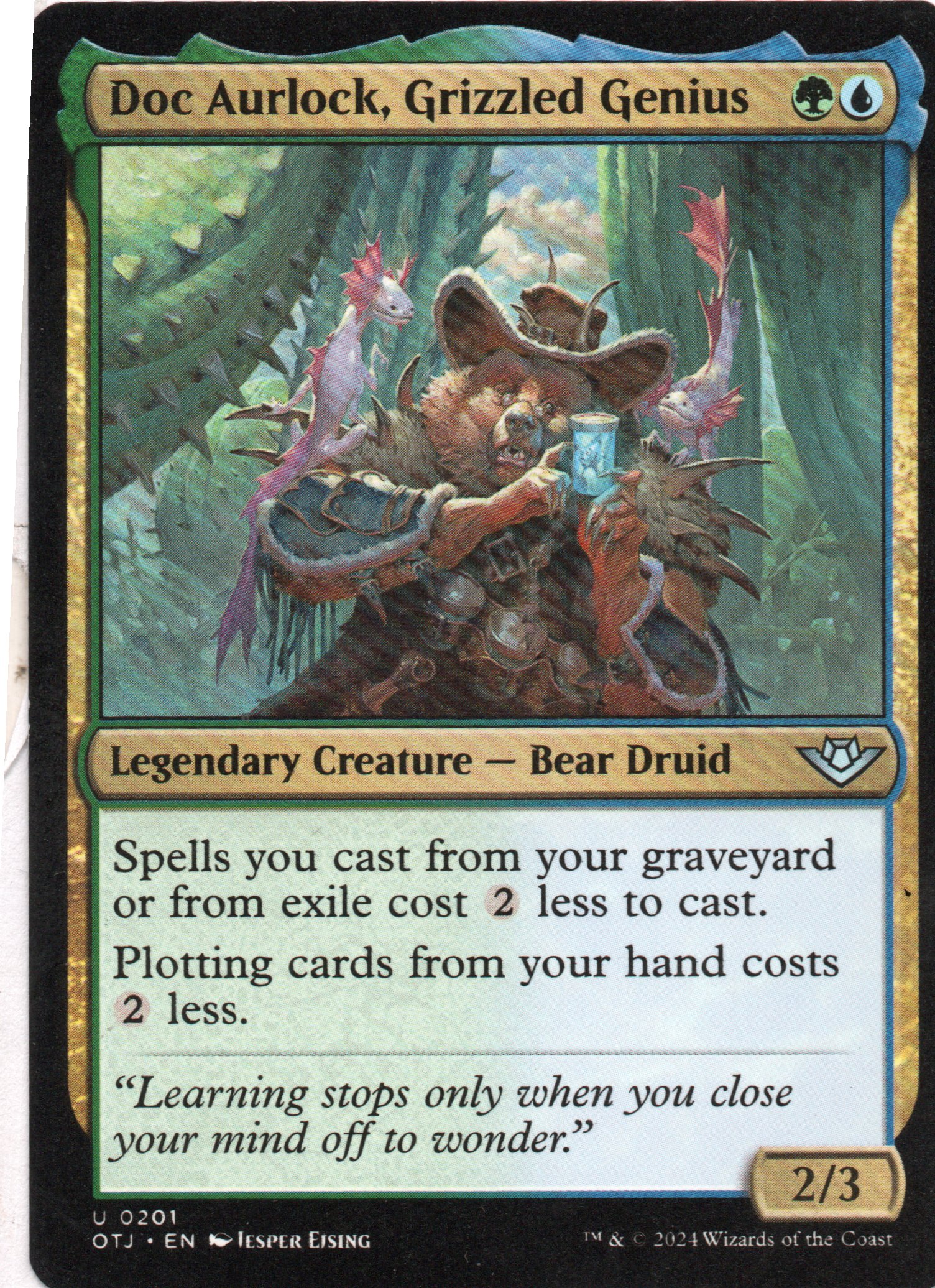  Doc Aurlock, Grizzled Genius OTJ 201 Uncommun 1