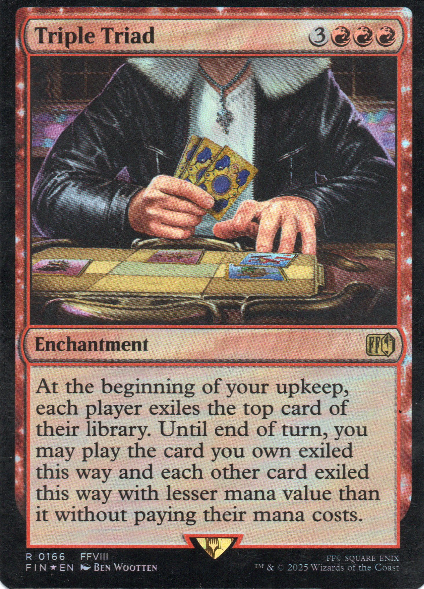  Triple Triad FIN 166 Rare Foil 1