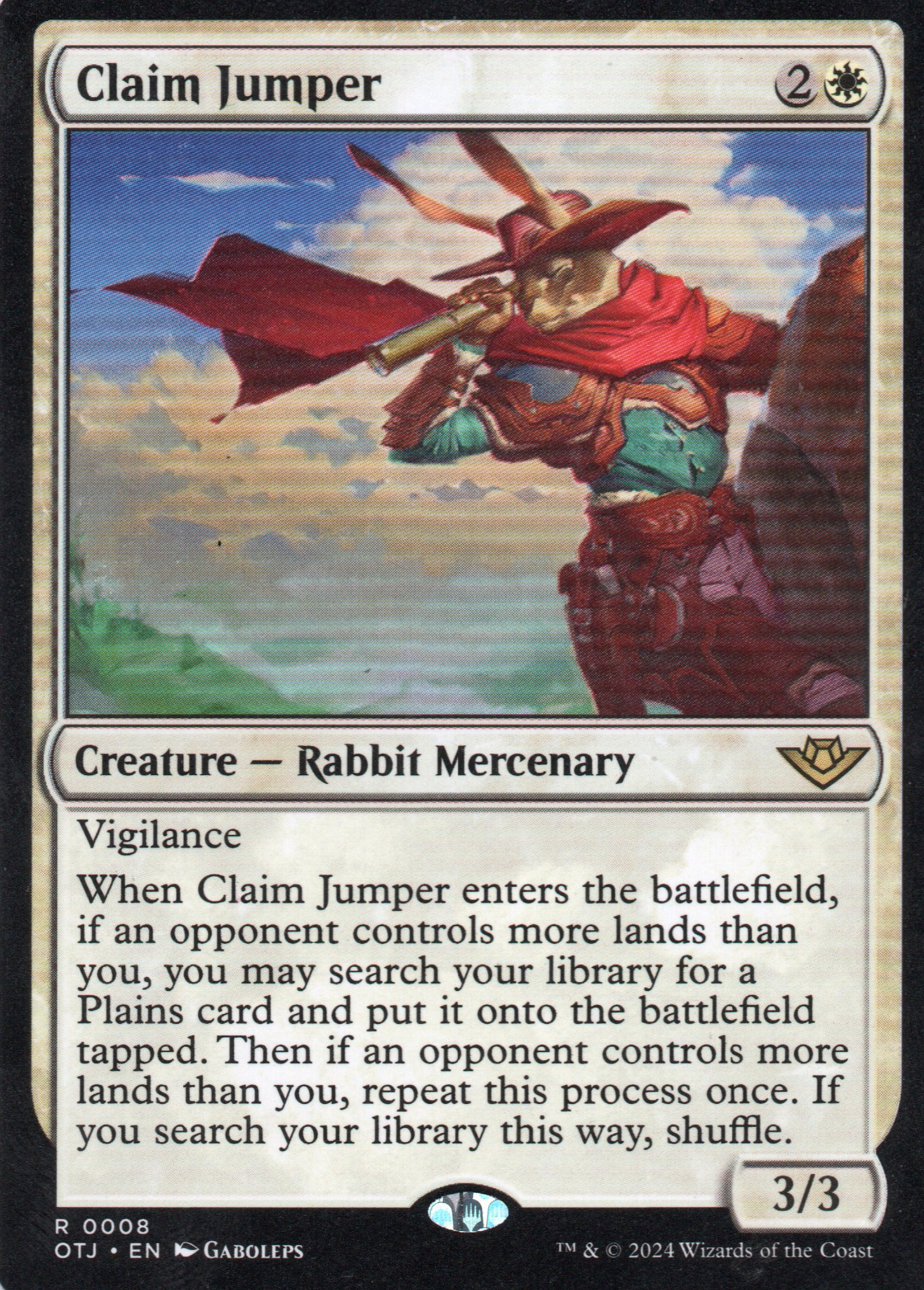  Claim Jumper OTJ 8 Rare 1