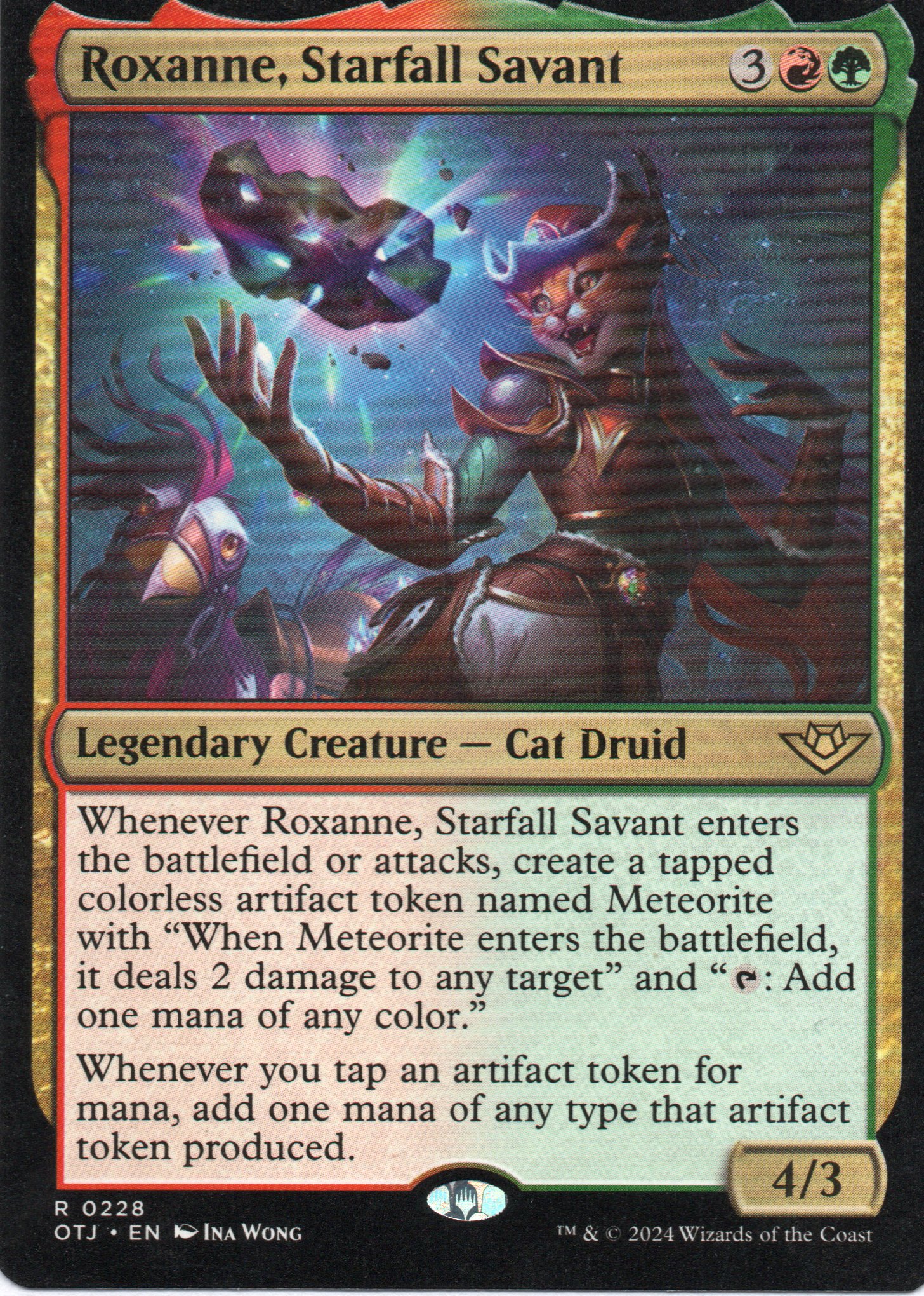  Roxanne, Starfall Savant OTJ 228 Rare 1