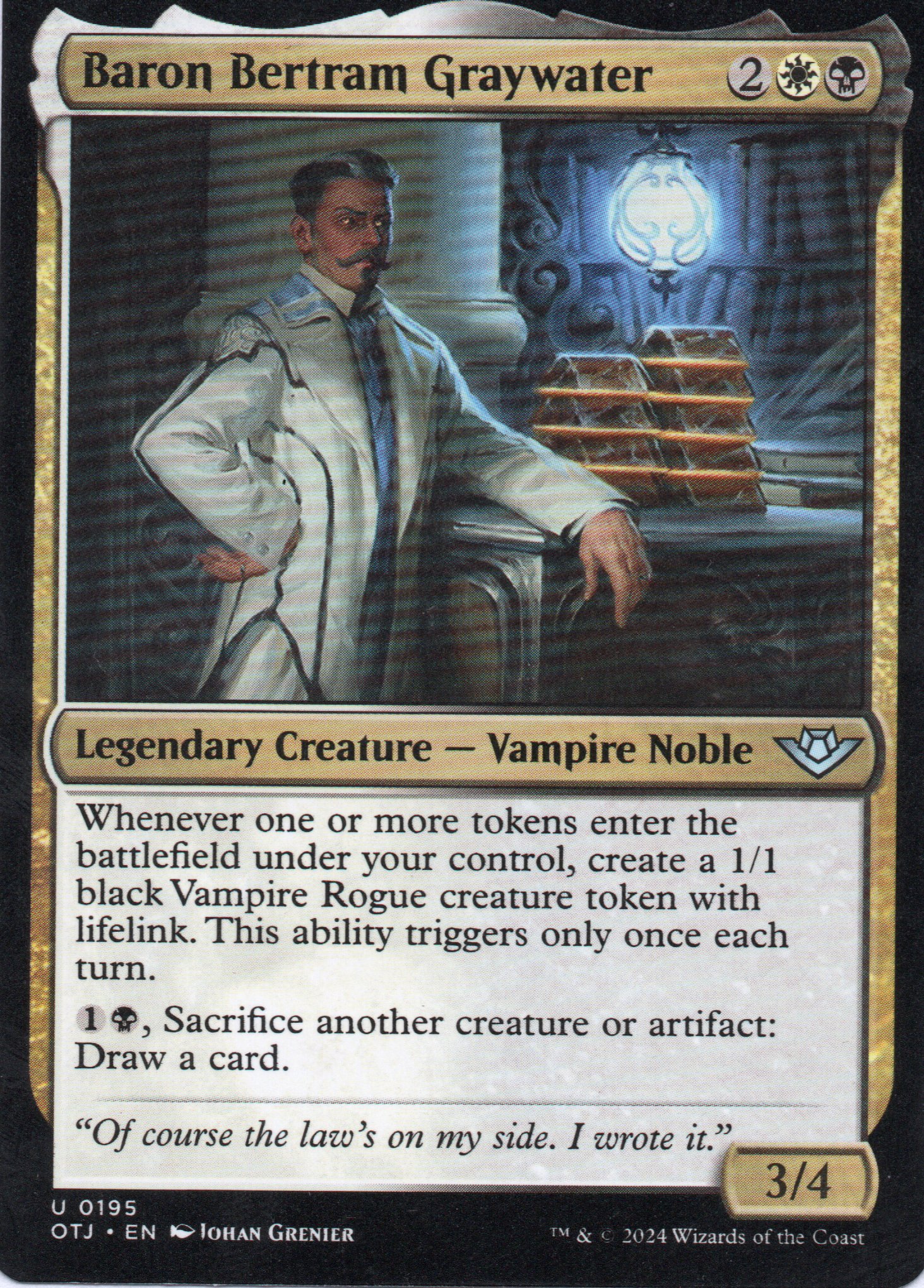  Baron Bertram Graywater OTJ 195 Uncommun 1