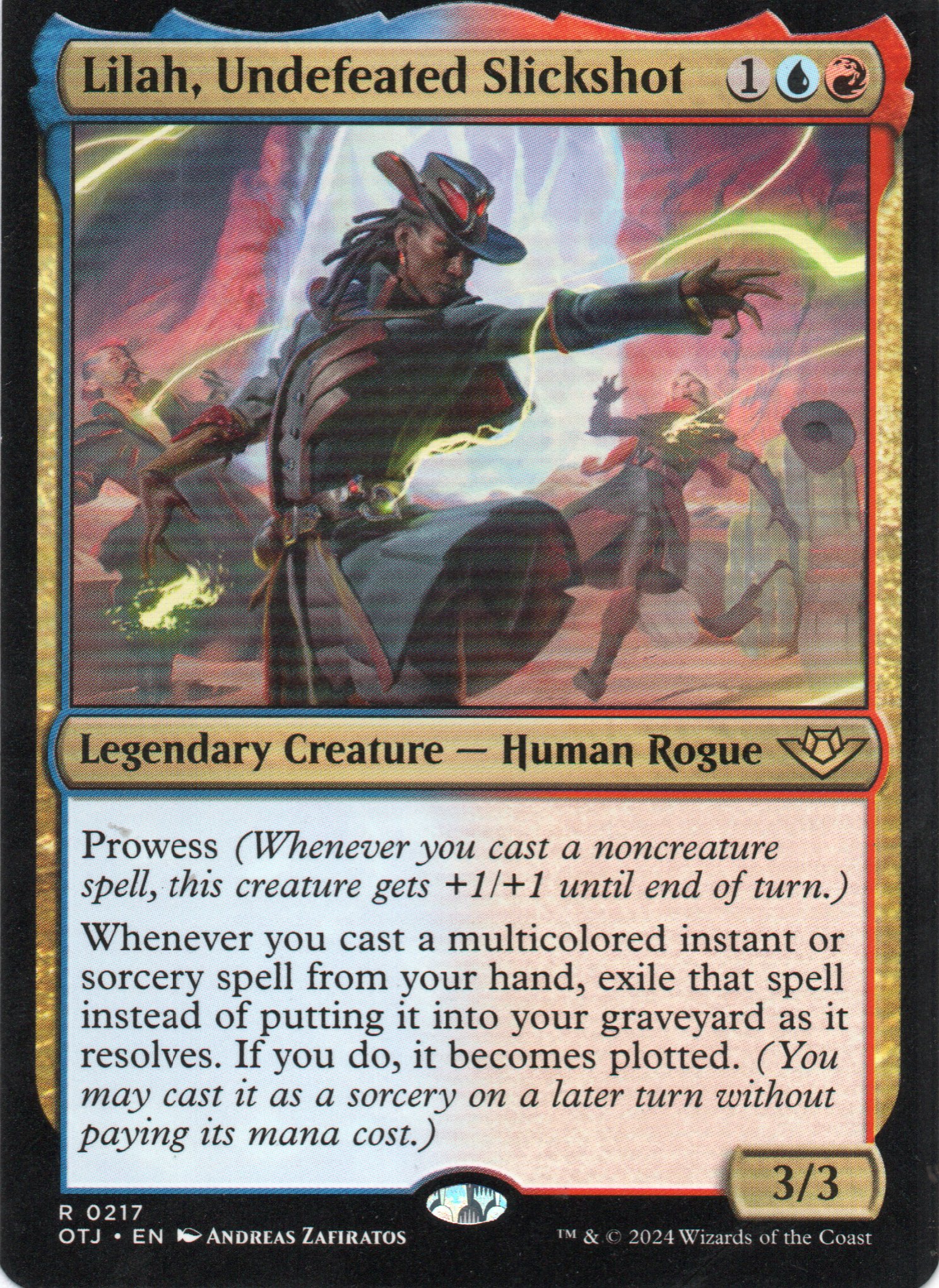  Lilah, Undefeated Slckshot OTJ 217 Rare 1